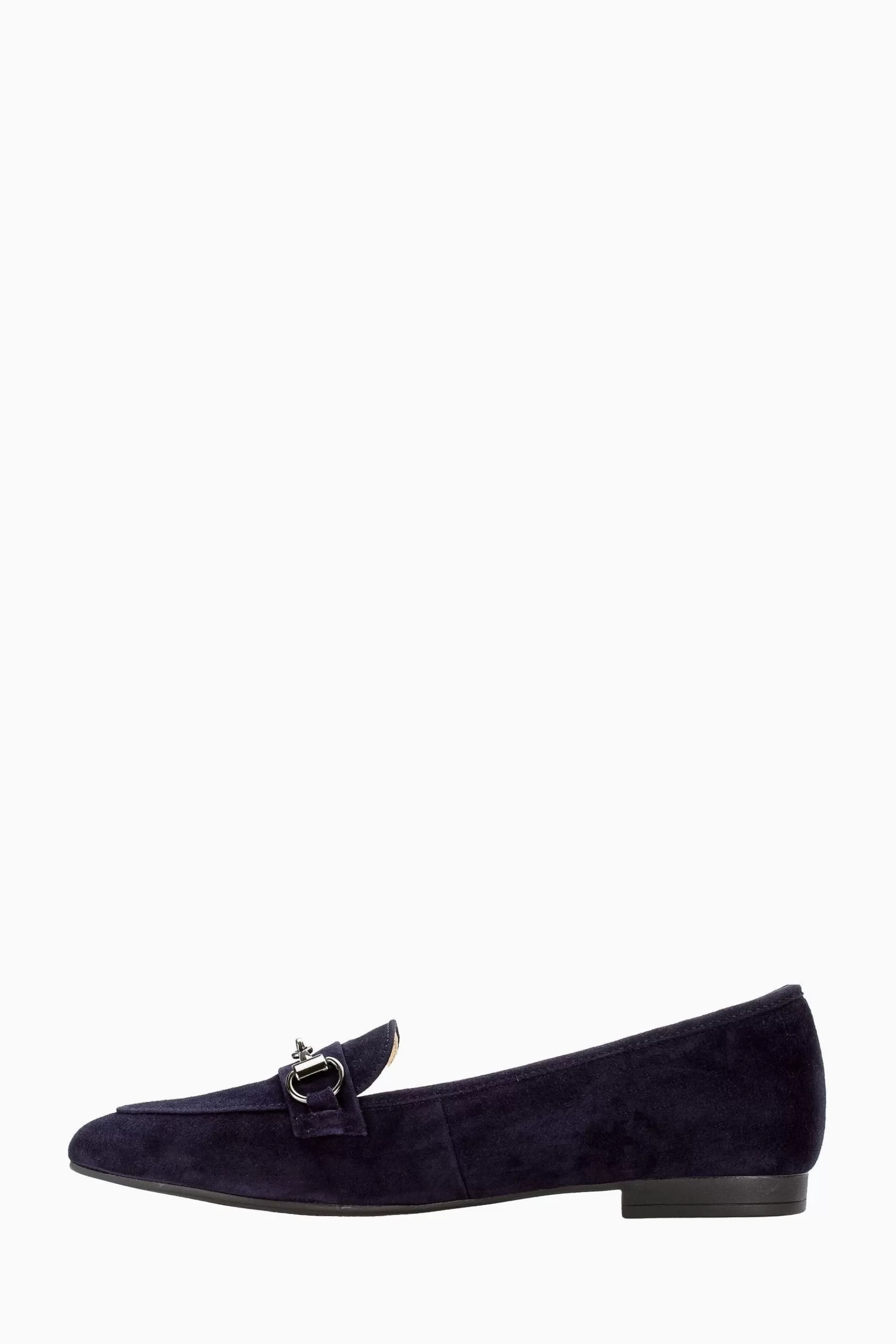 Gabor Flat- Caterham Atlantik Suede Slip On Shoes Blue