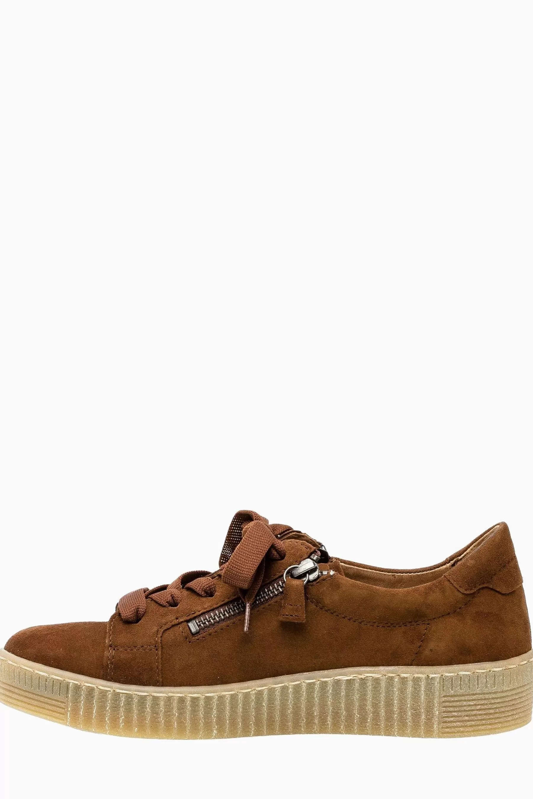 Gabor Flat- Wisdom New Whiskey Suede Casual Shoes Brown