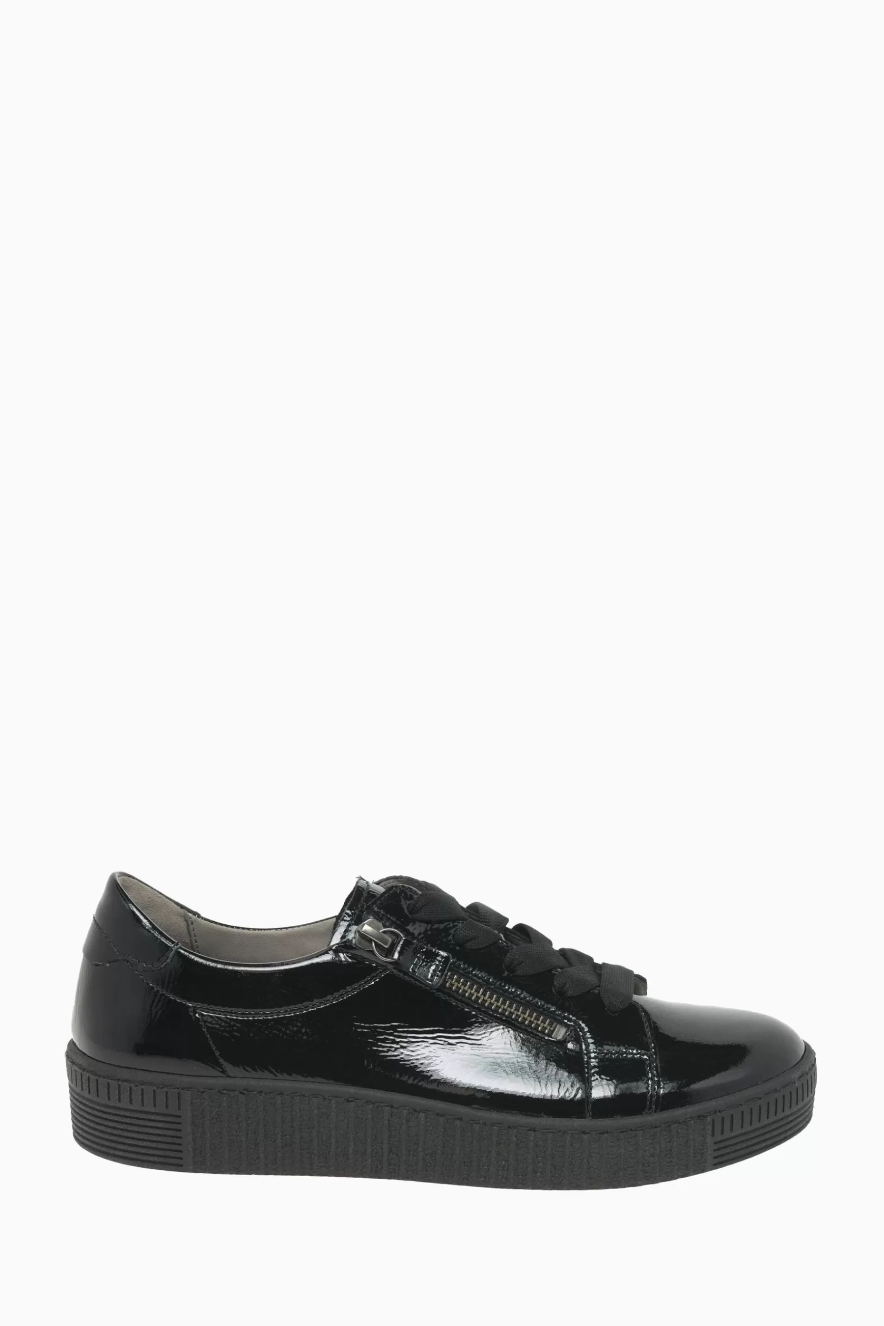 Gabor Flat- Wisdom Patent Casual Shoes Black