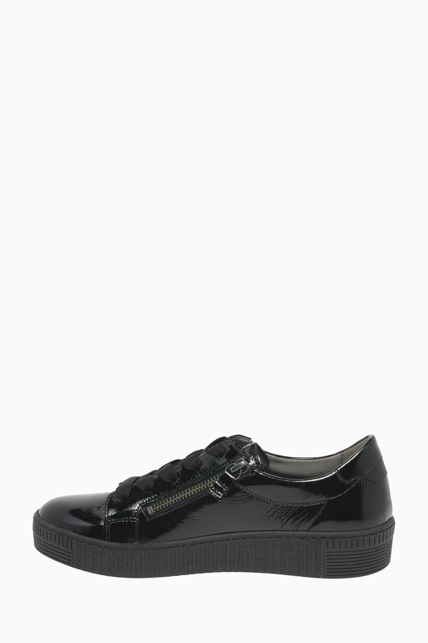 Gabor Flat- Wisdom Patent Casual Shoes Black