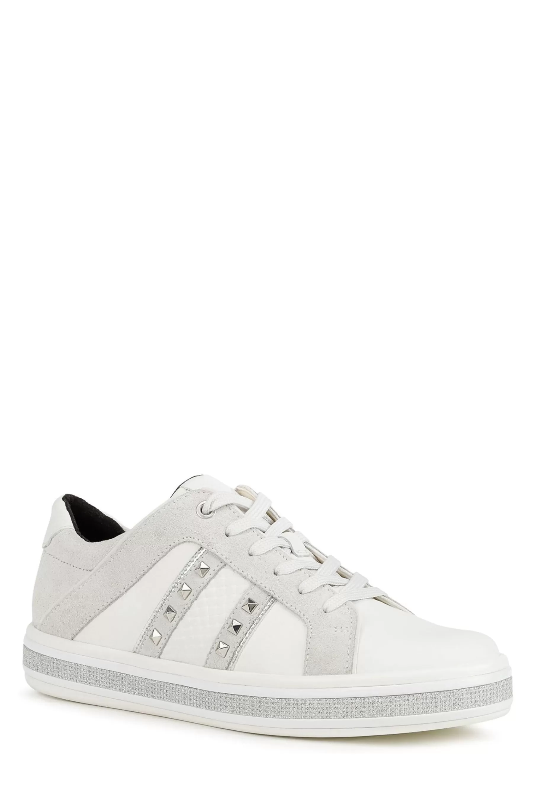 Geox Flat- D Leelu C Shoes White