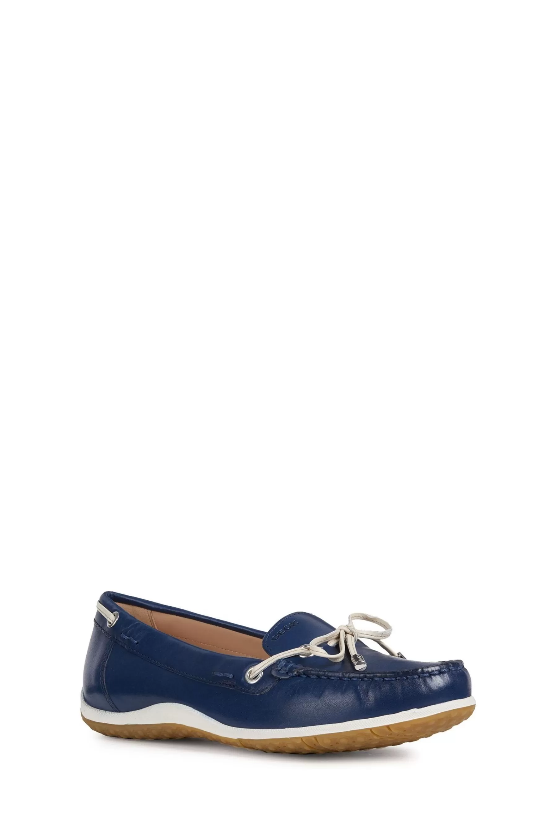 Geox Flat- Woman Vega Moccasins Blue