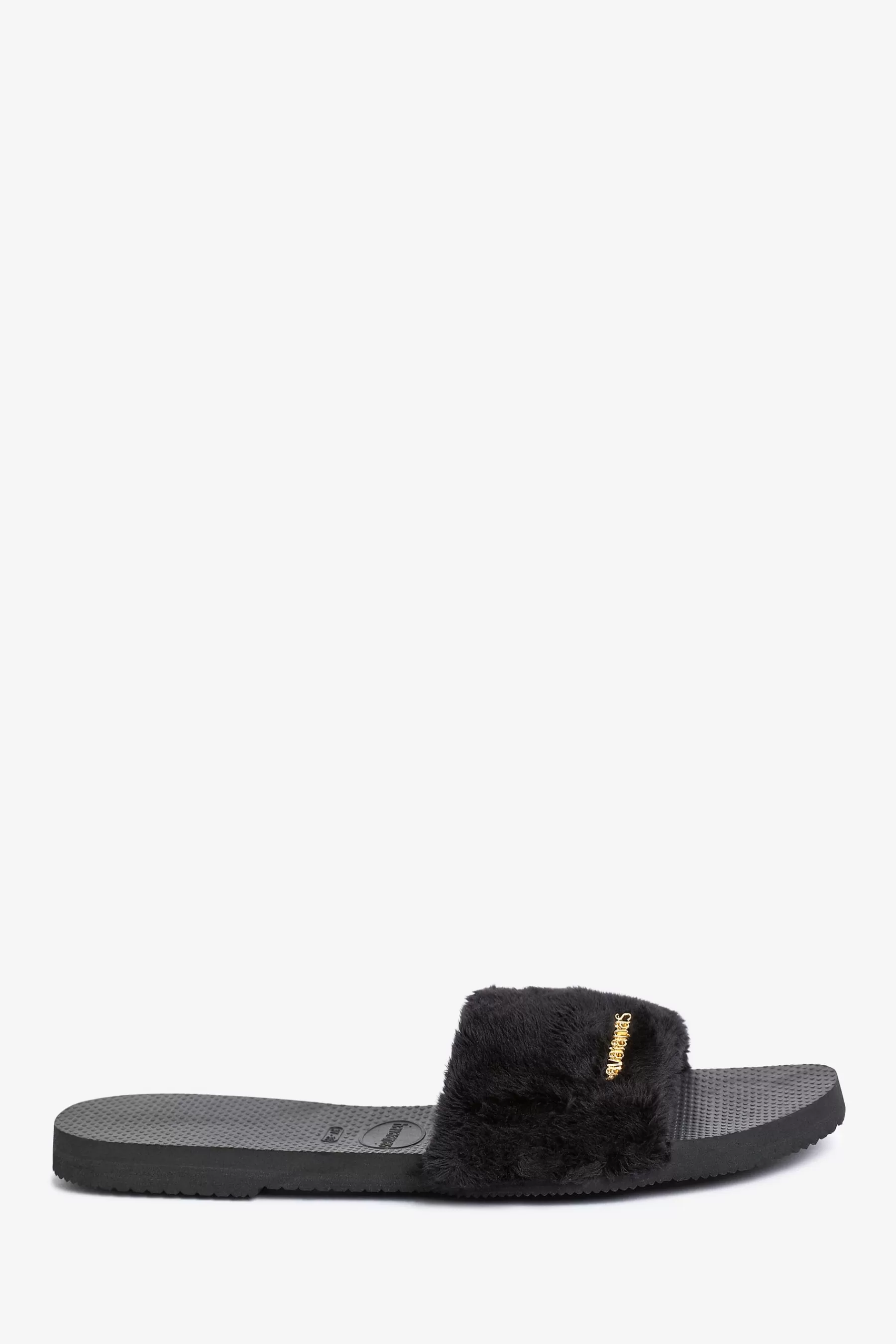 Havaianas Sandals | Fluffy Sandals Black