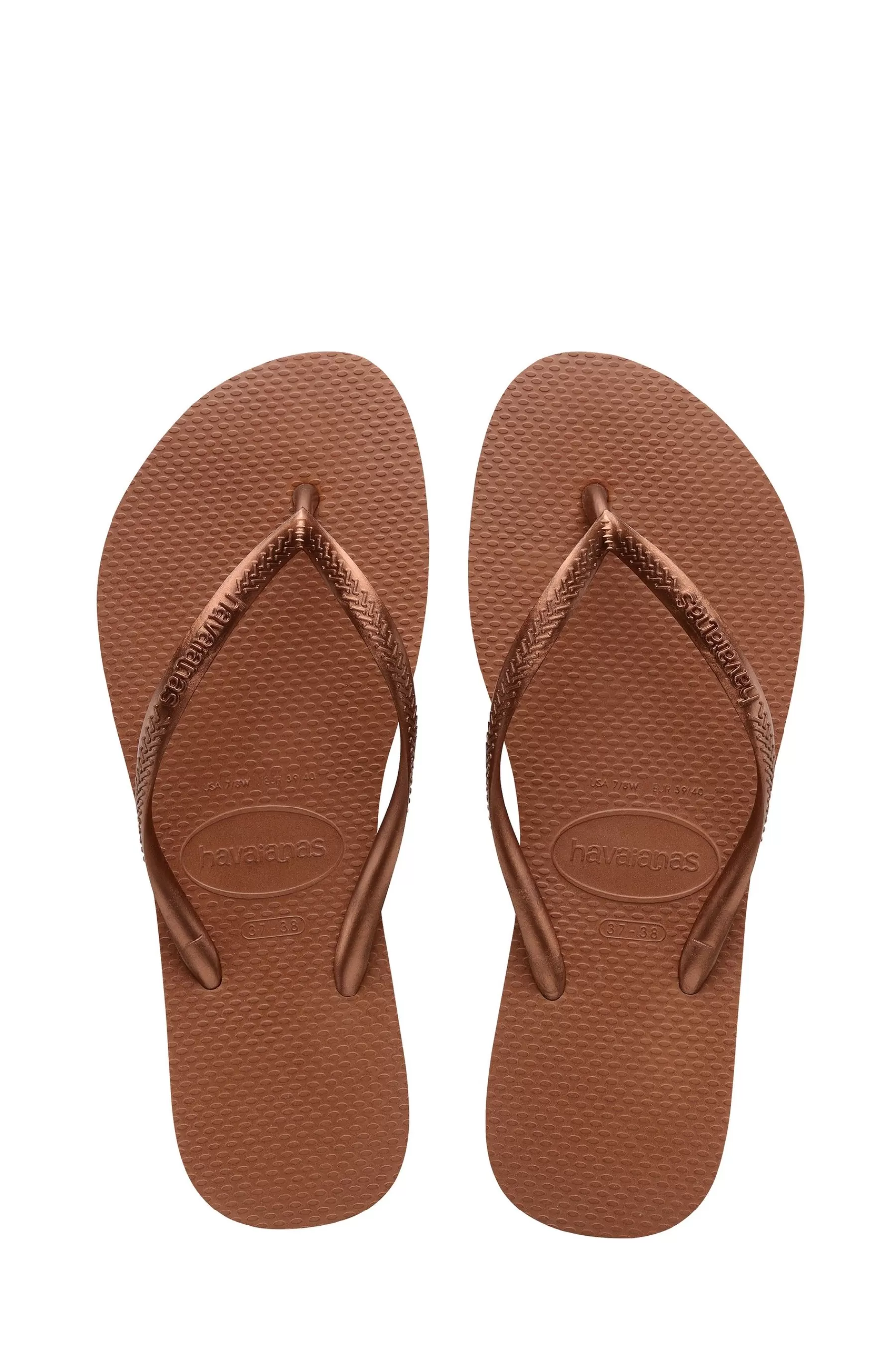 Havaianas Sandals | Slim Flip Flops Brown