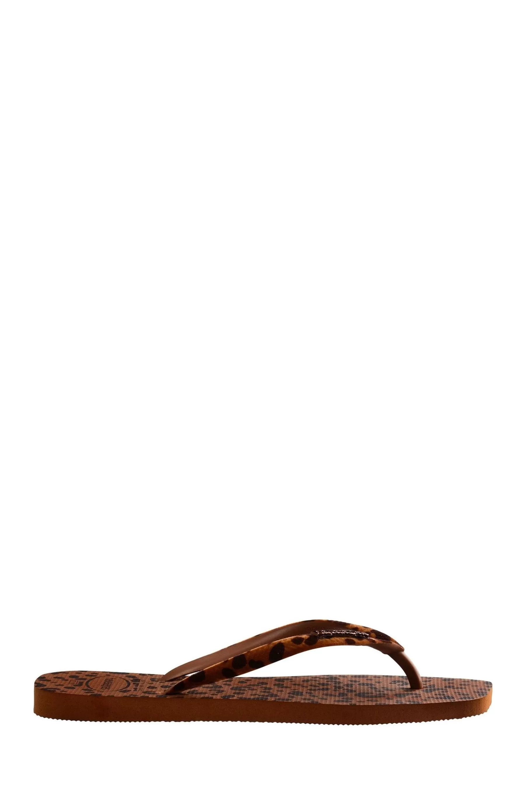 Havaianas Sandals- Square Velvet Sandals Brown