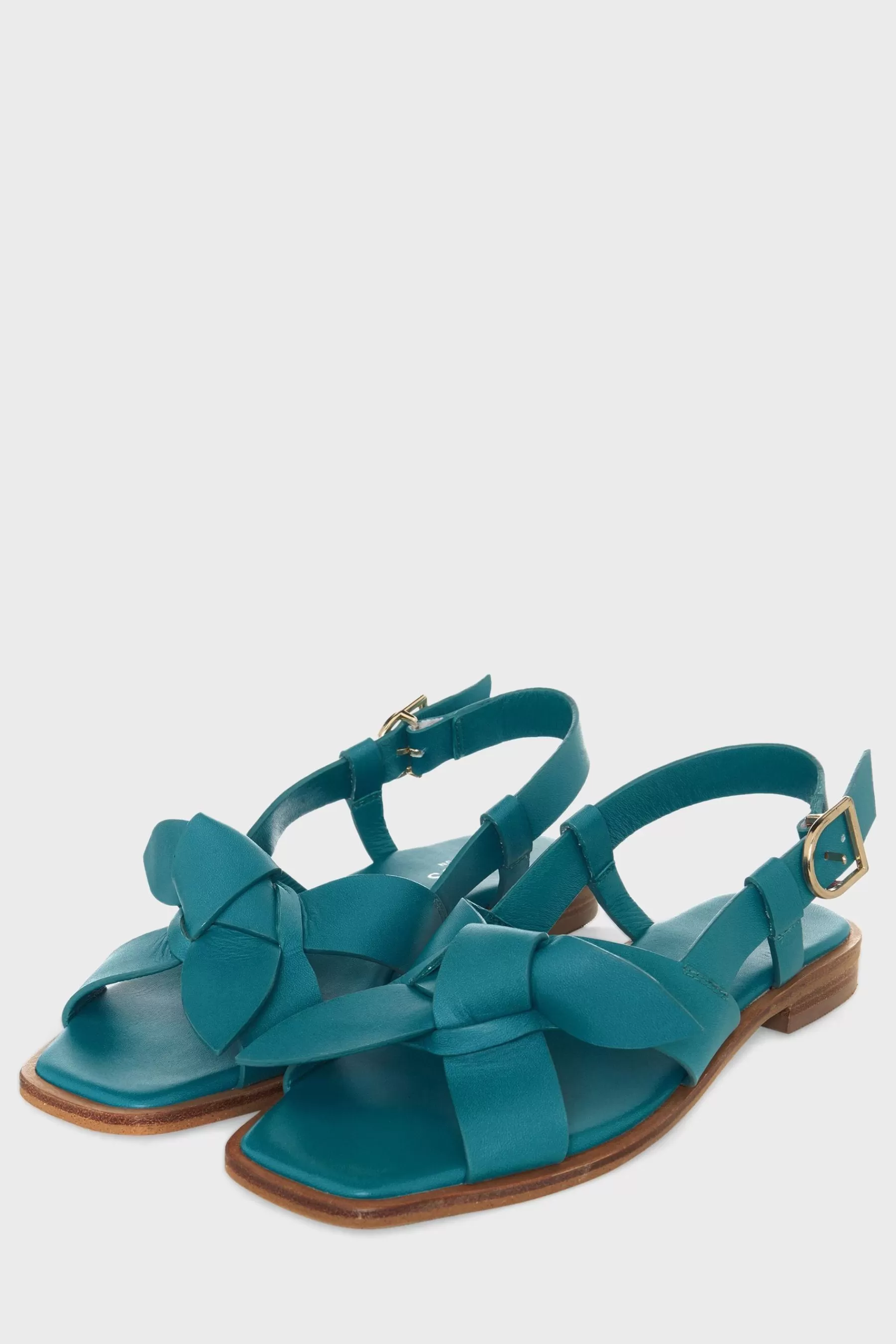 Hobbs Flat- Aubrey Sandals Green