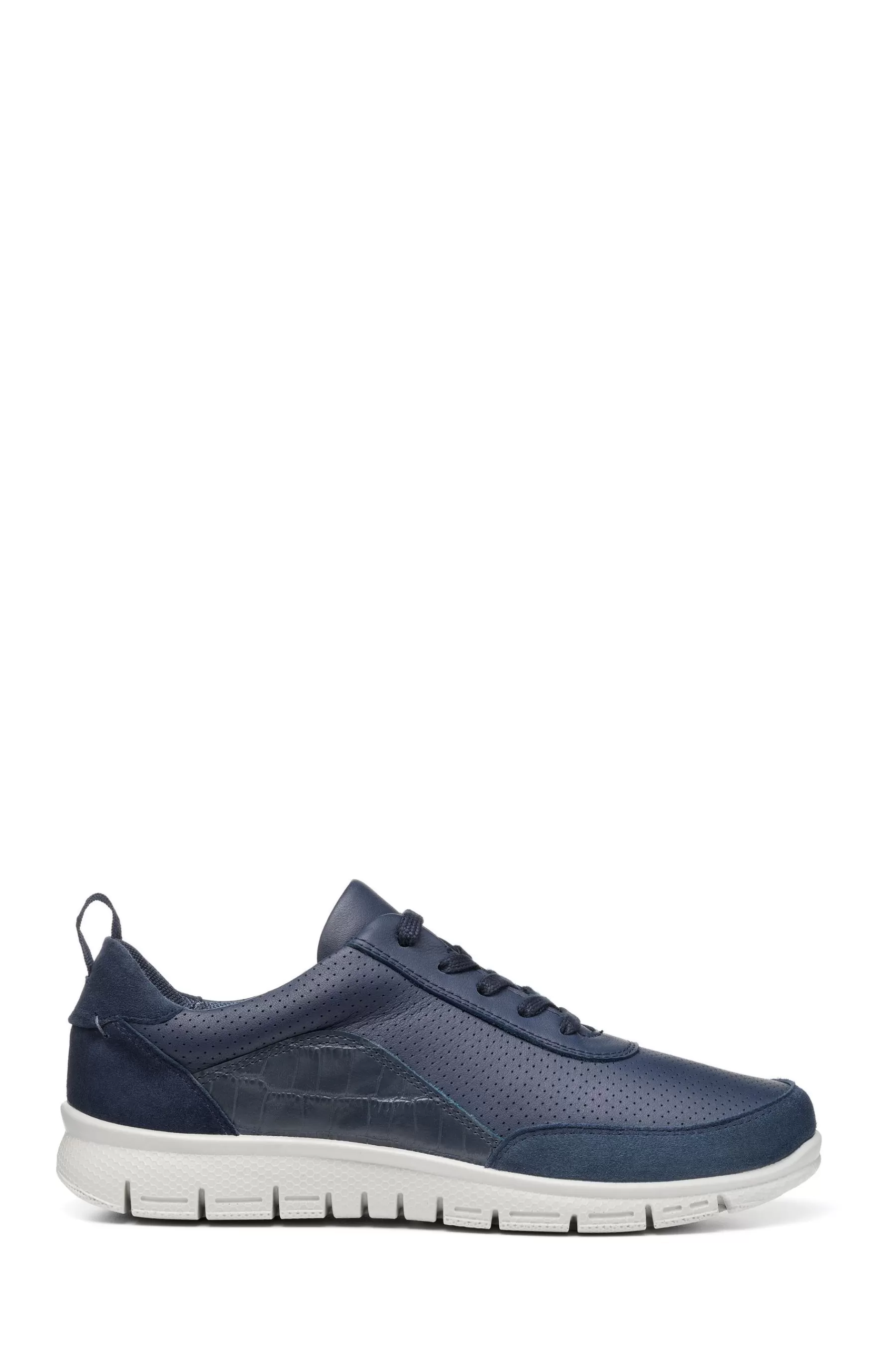 Hotter Flat- Gravity Ii Lace-Up Regular Fit Shoes Navy