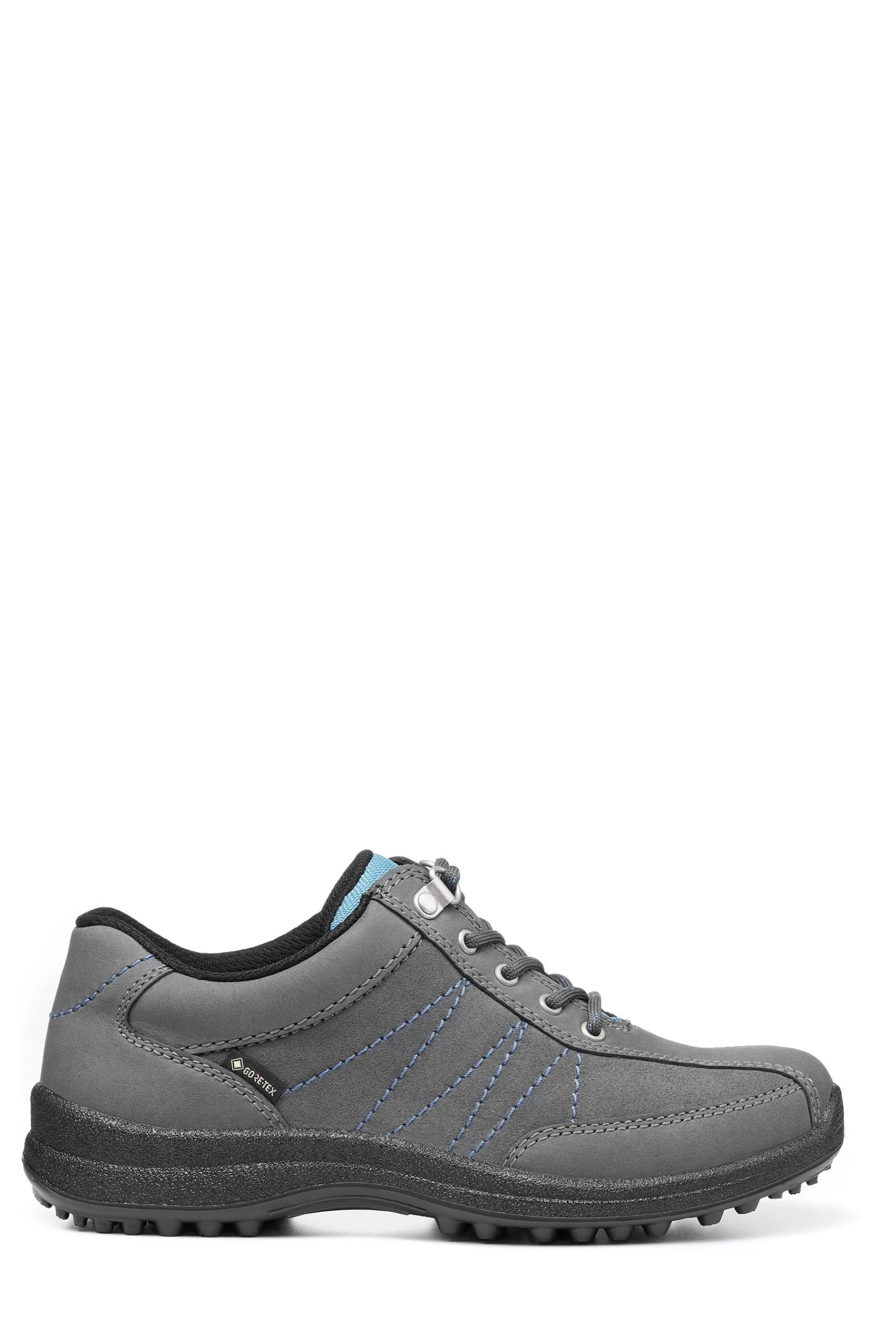 Hotter Flat- Mist Gtx Lace-Up Regular Fit Shoes Grey