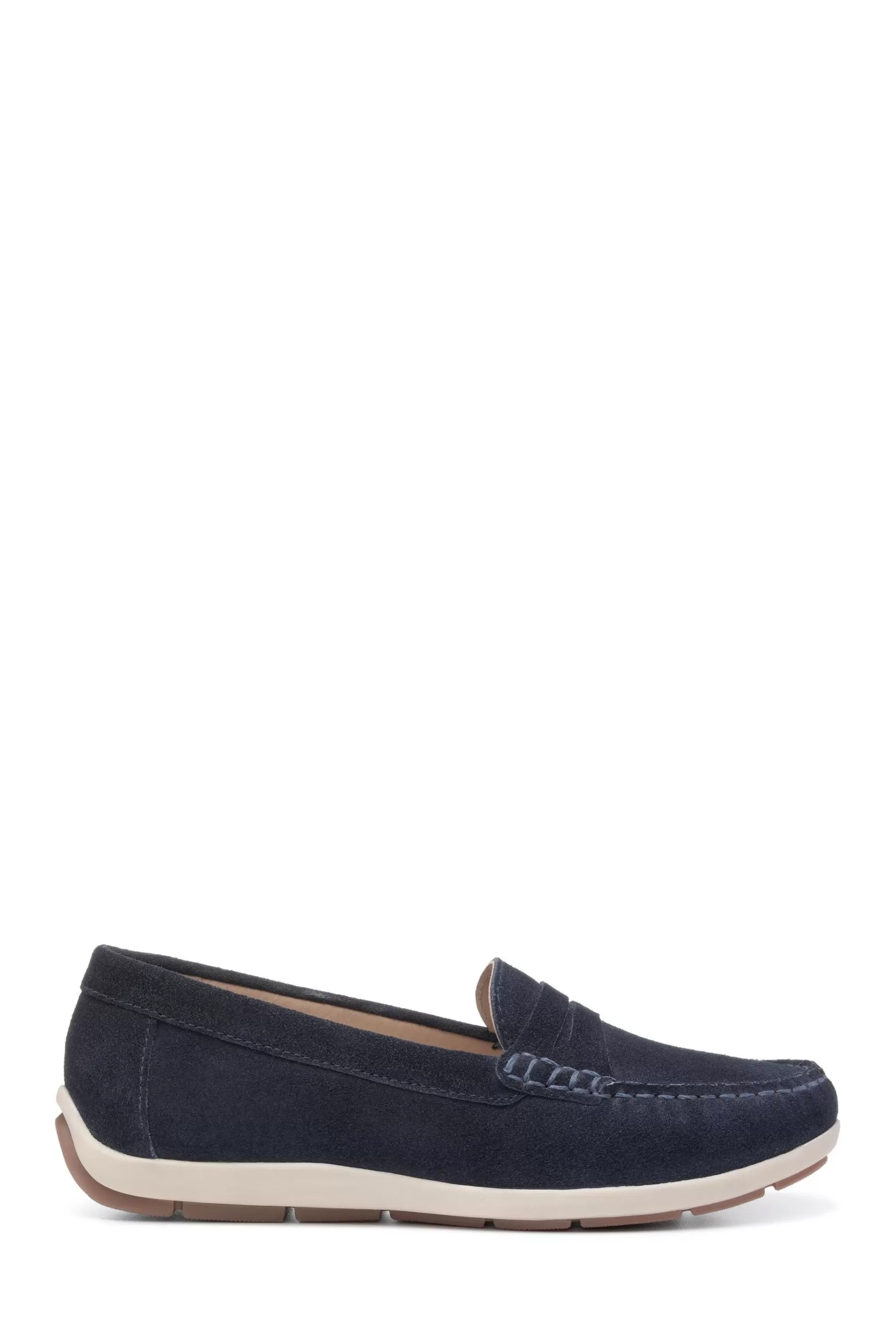 Hotter Flat | Pier Slip-On Regular Fit Shoes Blue