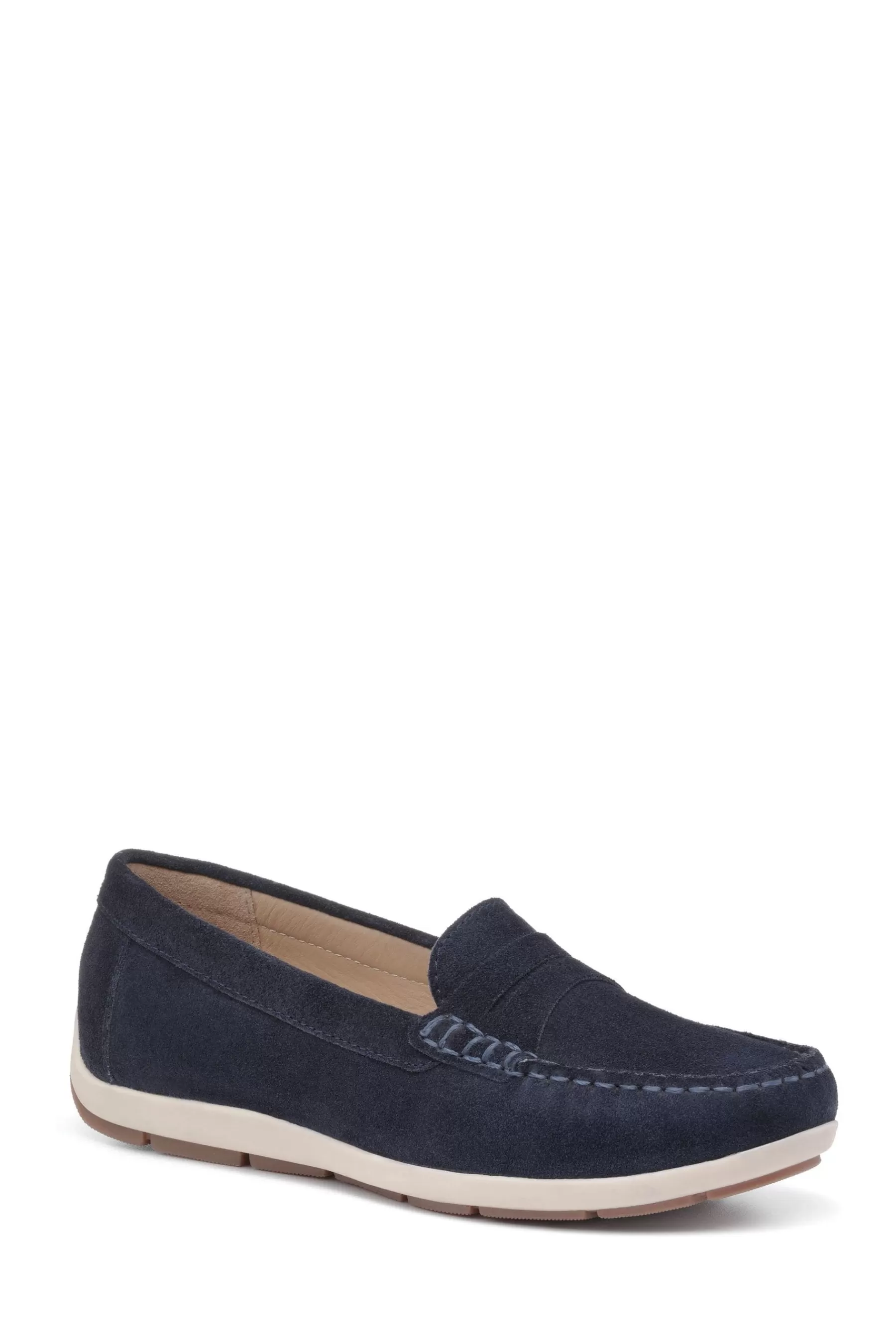 Hotter Flat | Pier Slip-On Regular Fit Shoes Blue