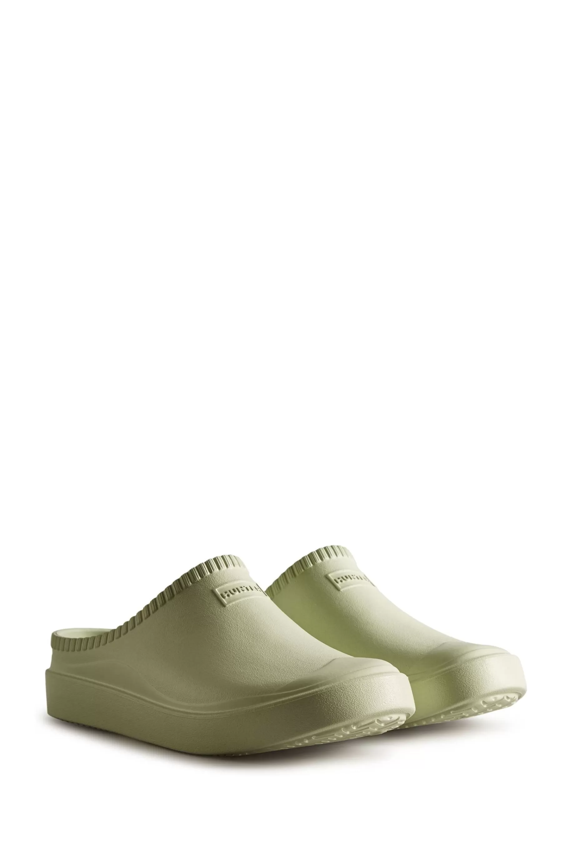 Hunter Flat- In/Out Bloom Algae Foam Clogs Green