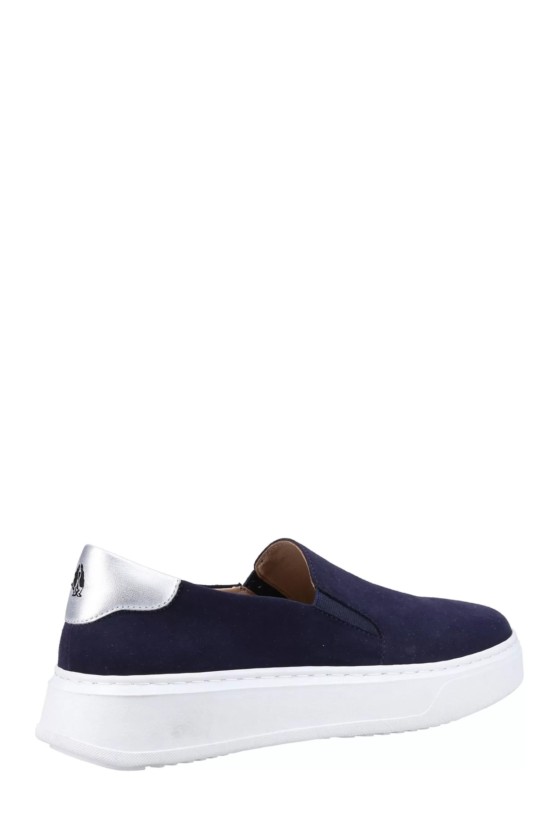 Hush Puppies Flat- Black Corinne Cupsole Slip-Ons Blue