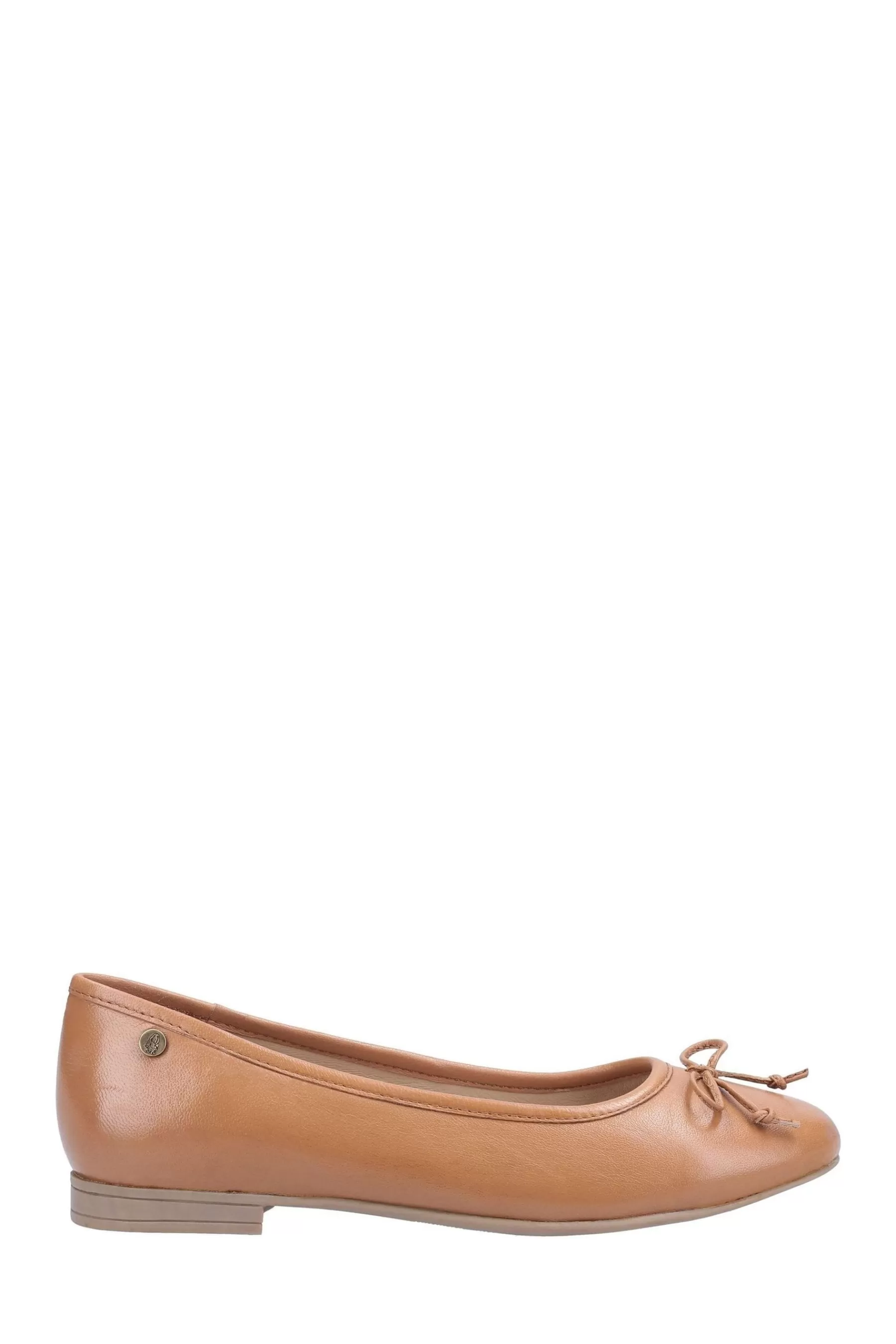 Hush Puppies Flat- Brown Naomi Slip-On Ballet Pumps Tan