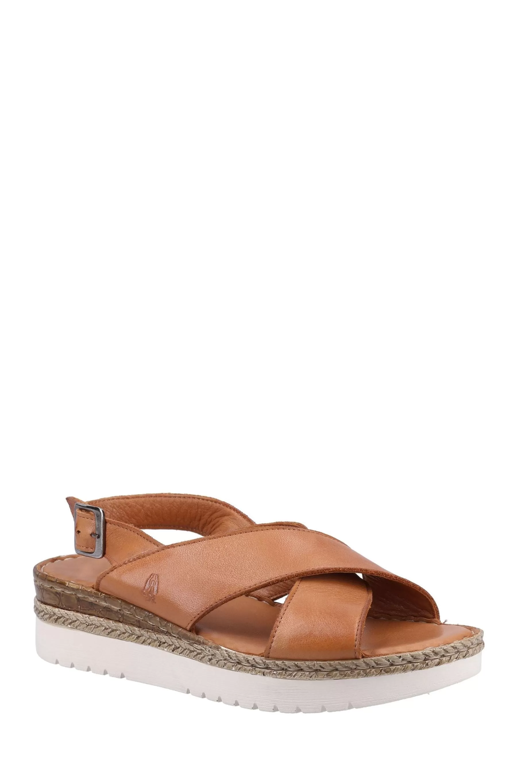 Hush Puppies Sandals- Gold Saphira Sandals Brown