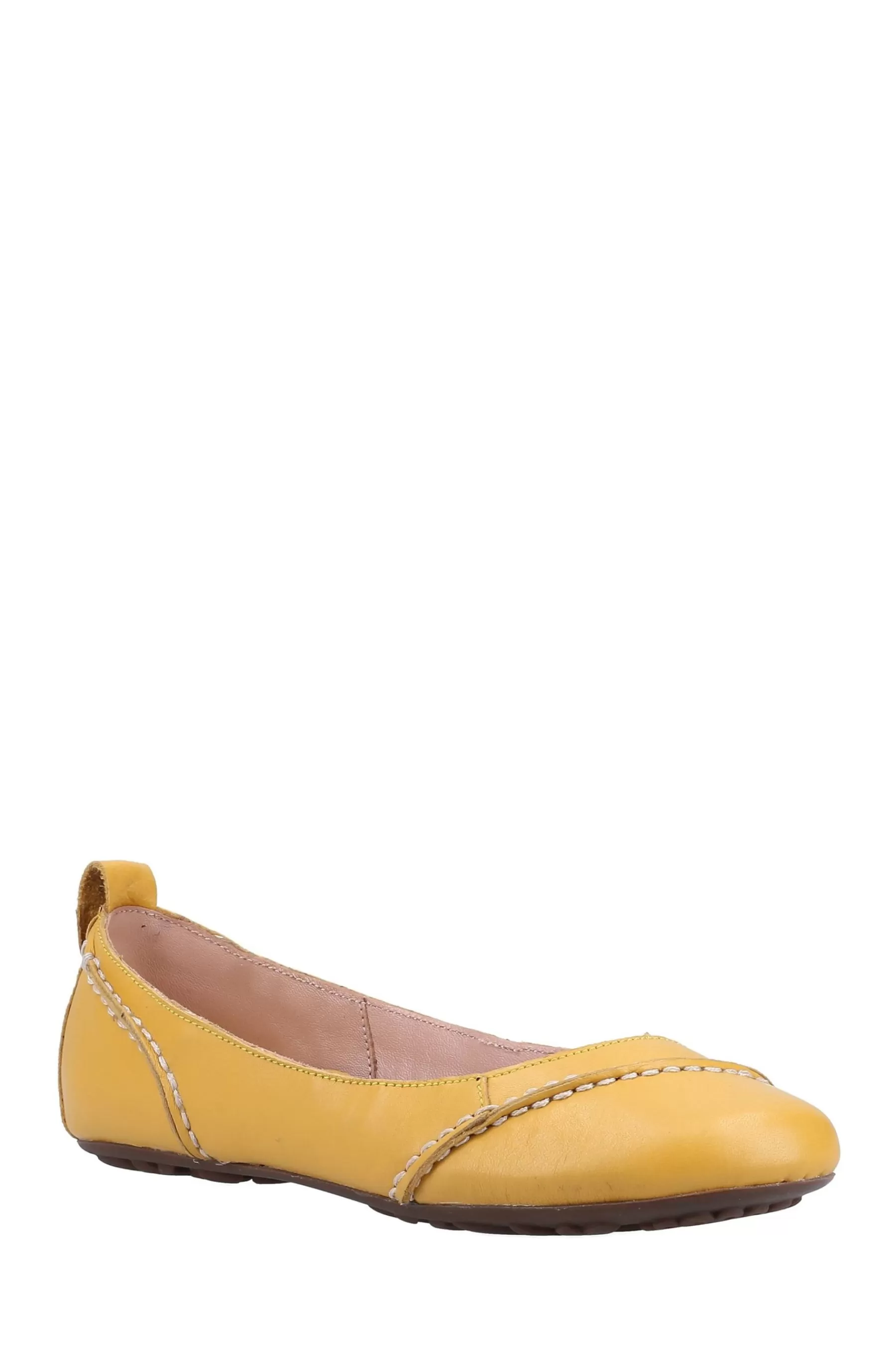 Hush Puppies Flat- Janessa Ballerina Shoes Yellow