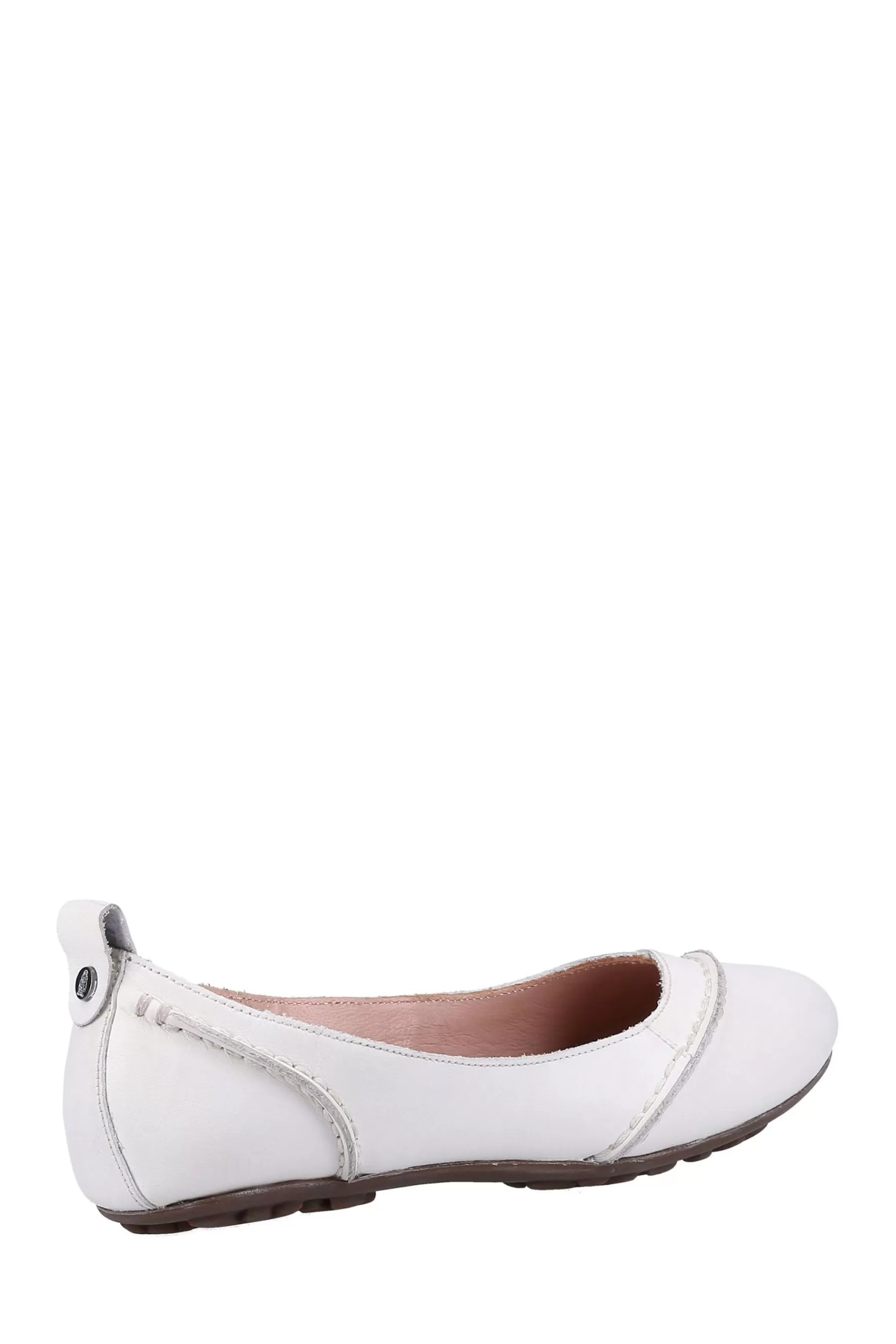 Hush Puppies Flat | Janessa Ballerina Shoes White