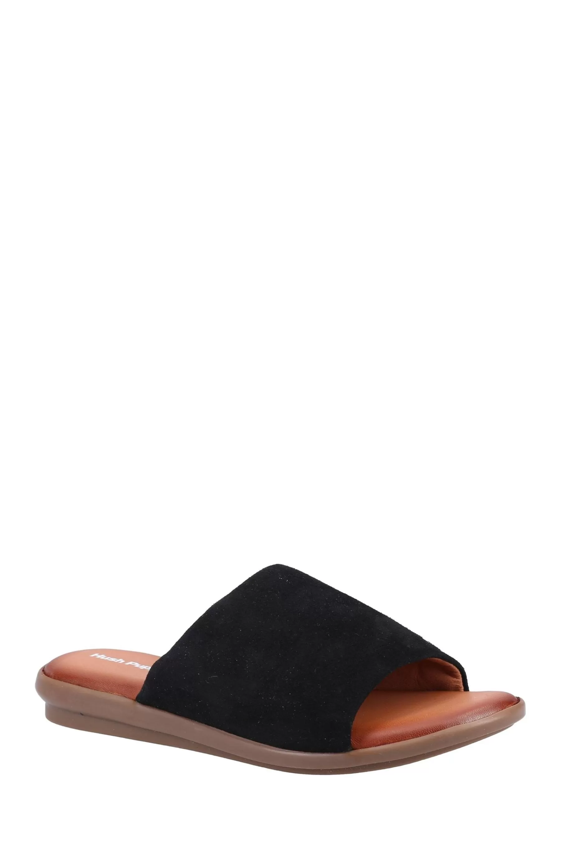 Hush Puppies Sandals- Krystal Mule Sandals Black