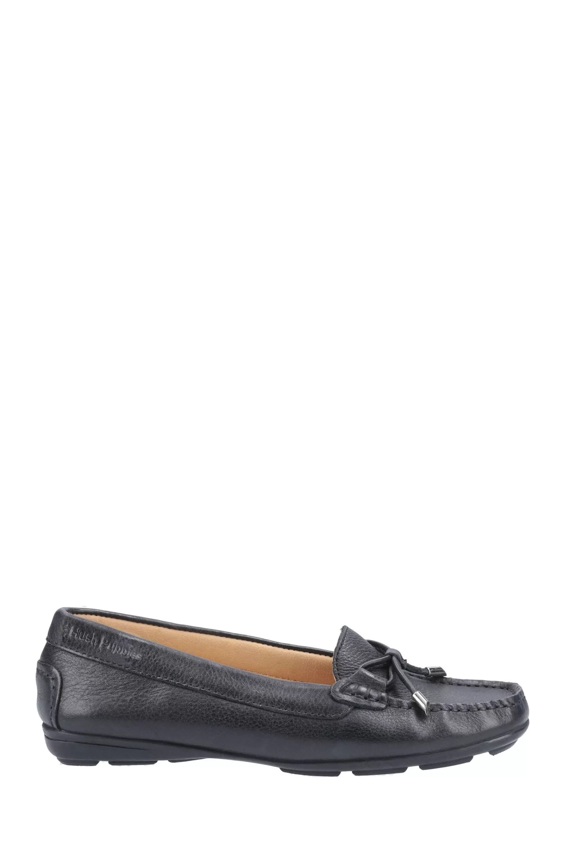 Hush Puppies Flat- Maggie Slip-On Toggle Shoes Black