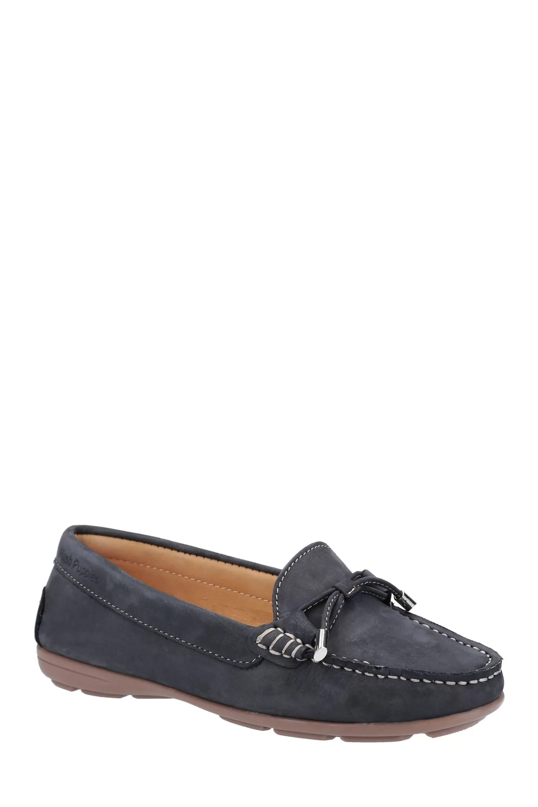 Hush Puppies Flat- Maggie Slip-On Toggle Shoes Navy