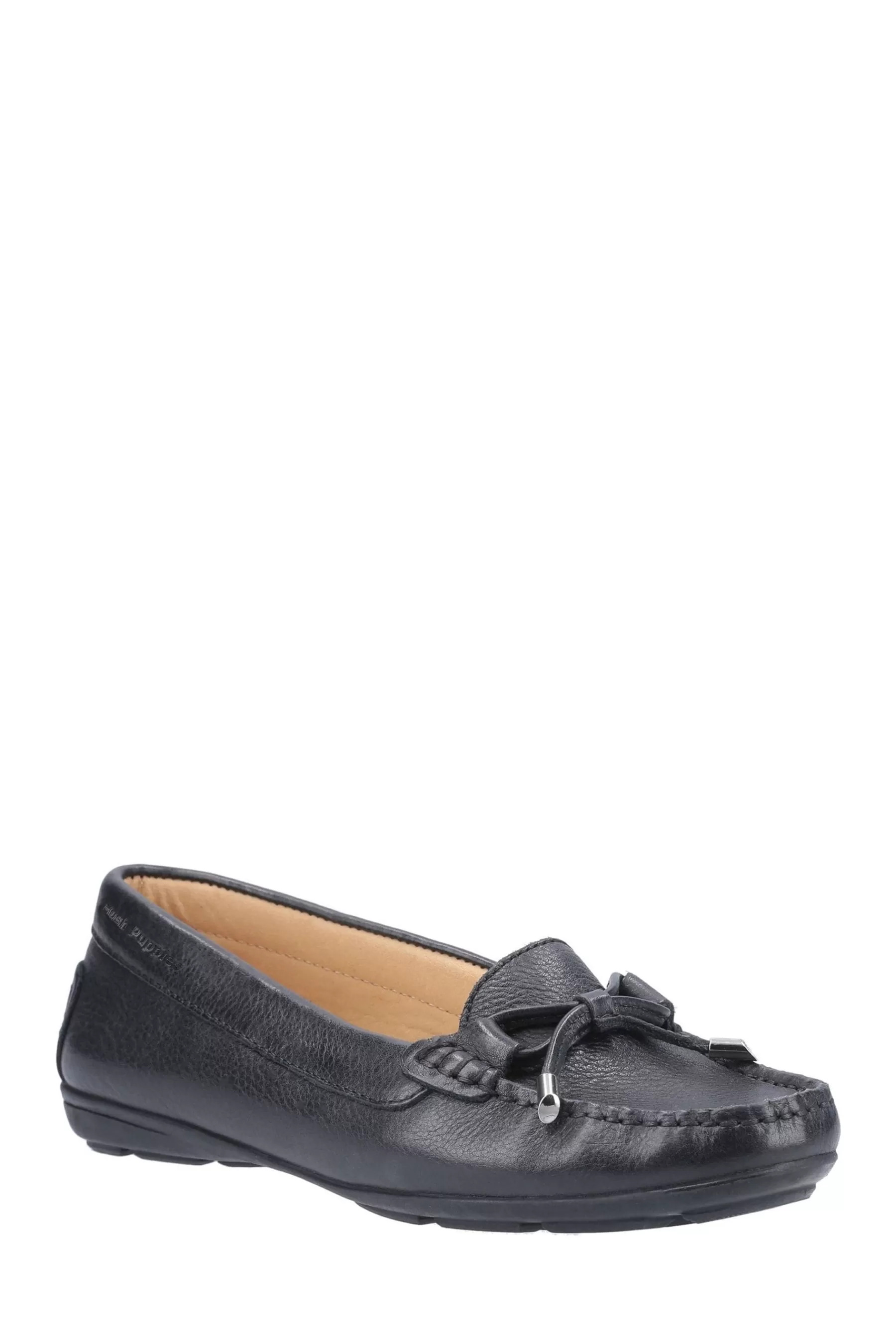 Hush Puppies Flat- Maggie Slip-On Toggle Shoes Black