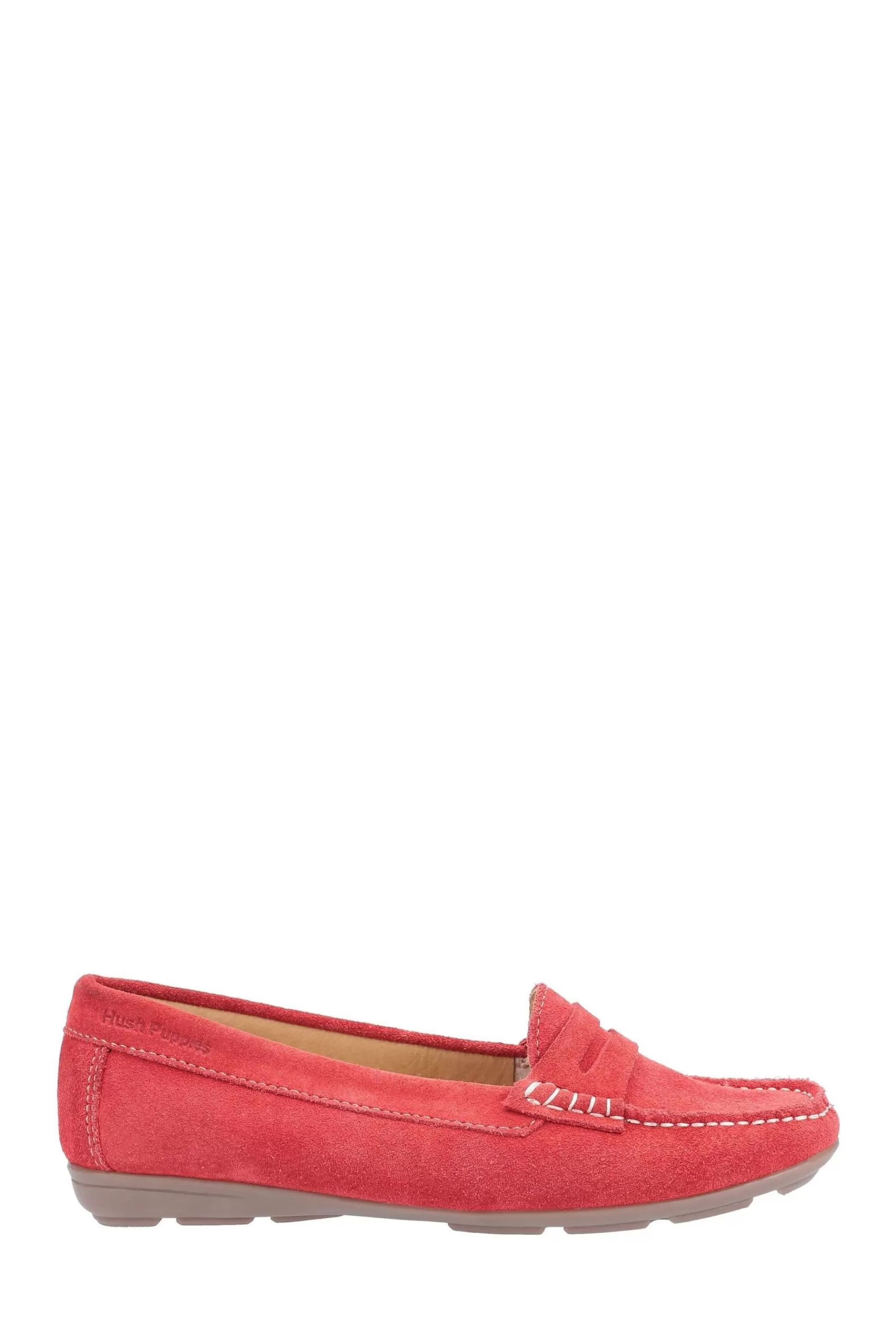 Hush Puppies Flat- Margot Slip-On Shoes Red