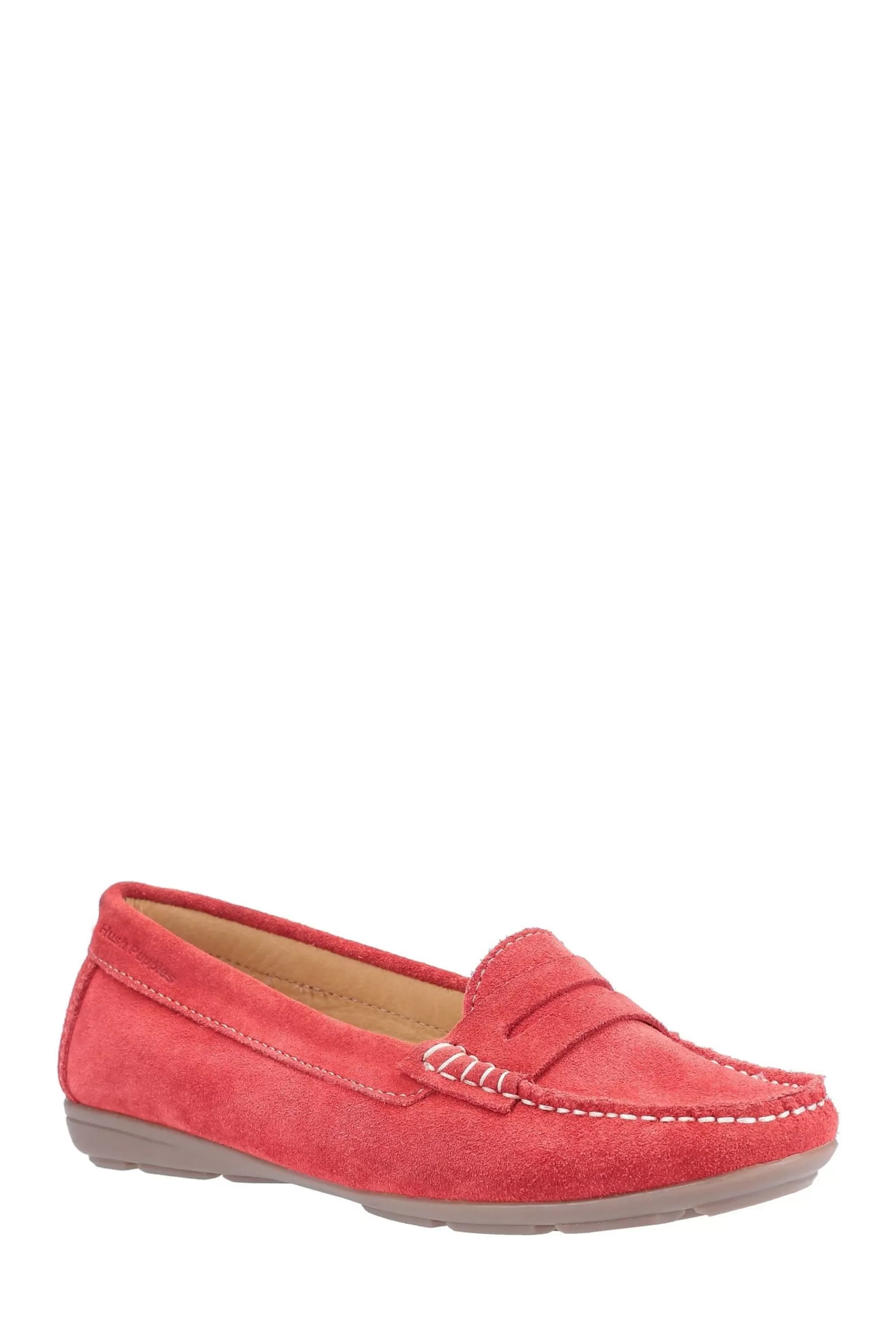 Hush Puppies Flat- Margot Slip-On Shoes Red