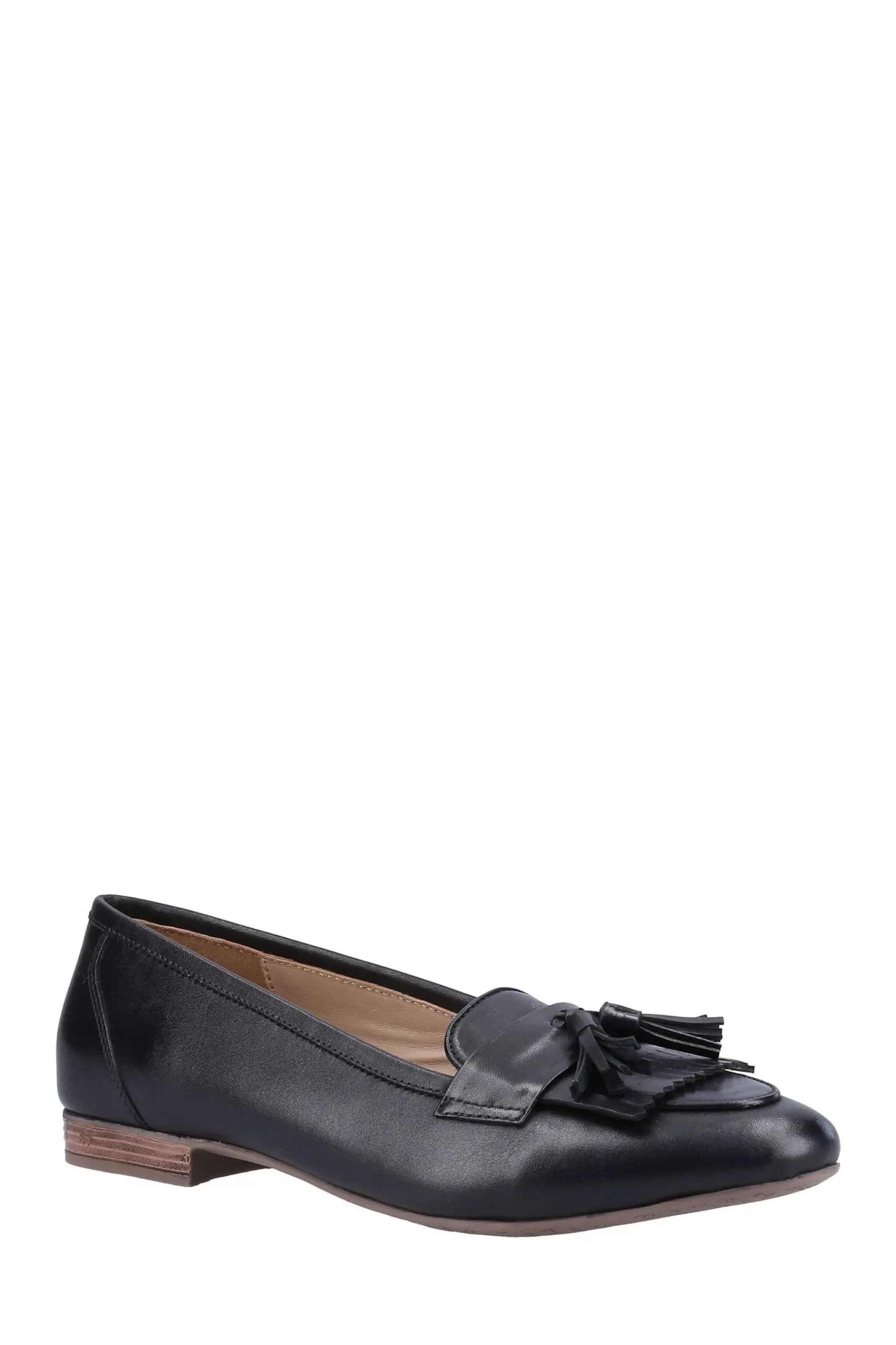 Hush Puppies Flat | Marissa Brown Tassel Loafers Black