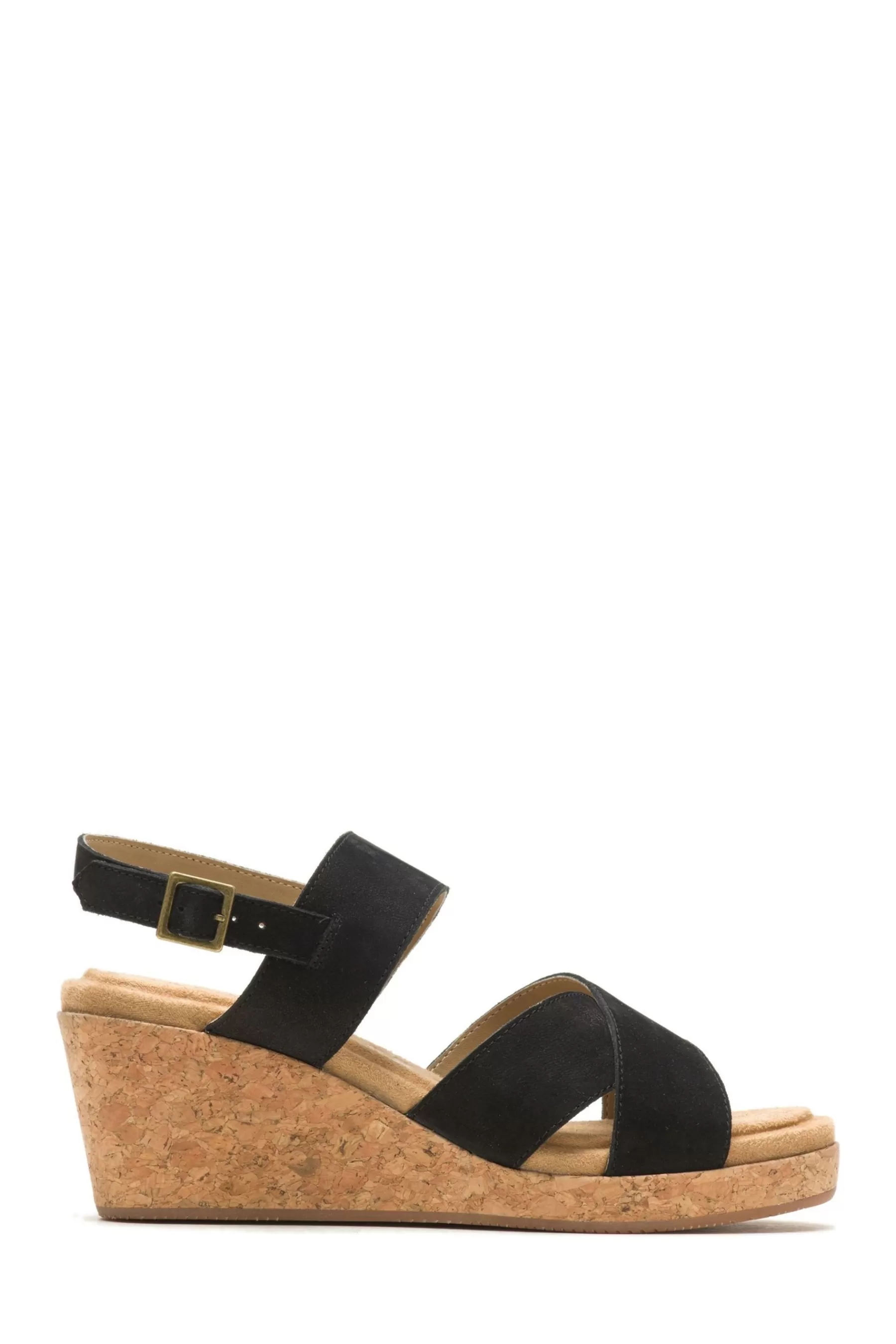 Hush Puppies Sandals- Willow X Band Sandals Black