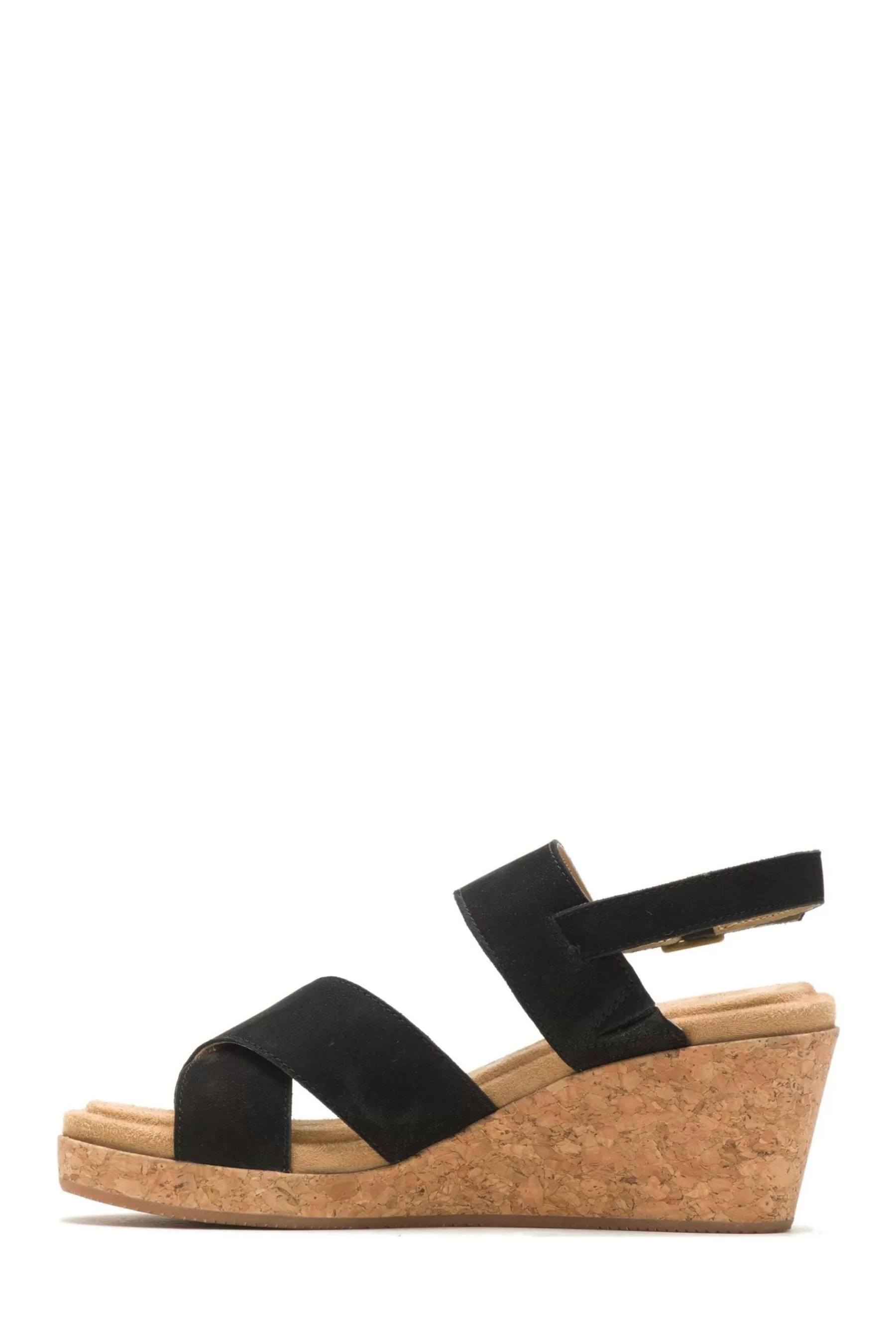 Hush Puppies Sandals- Willow X Band Sandals Black