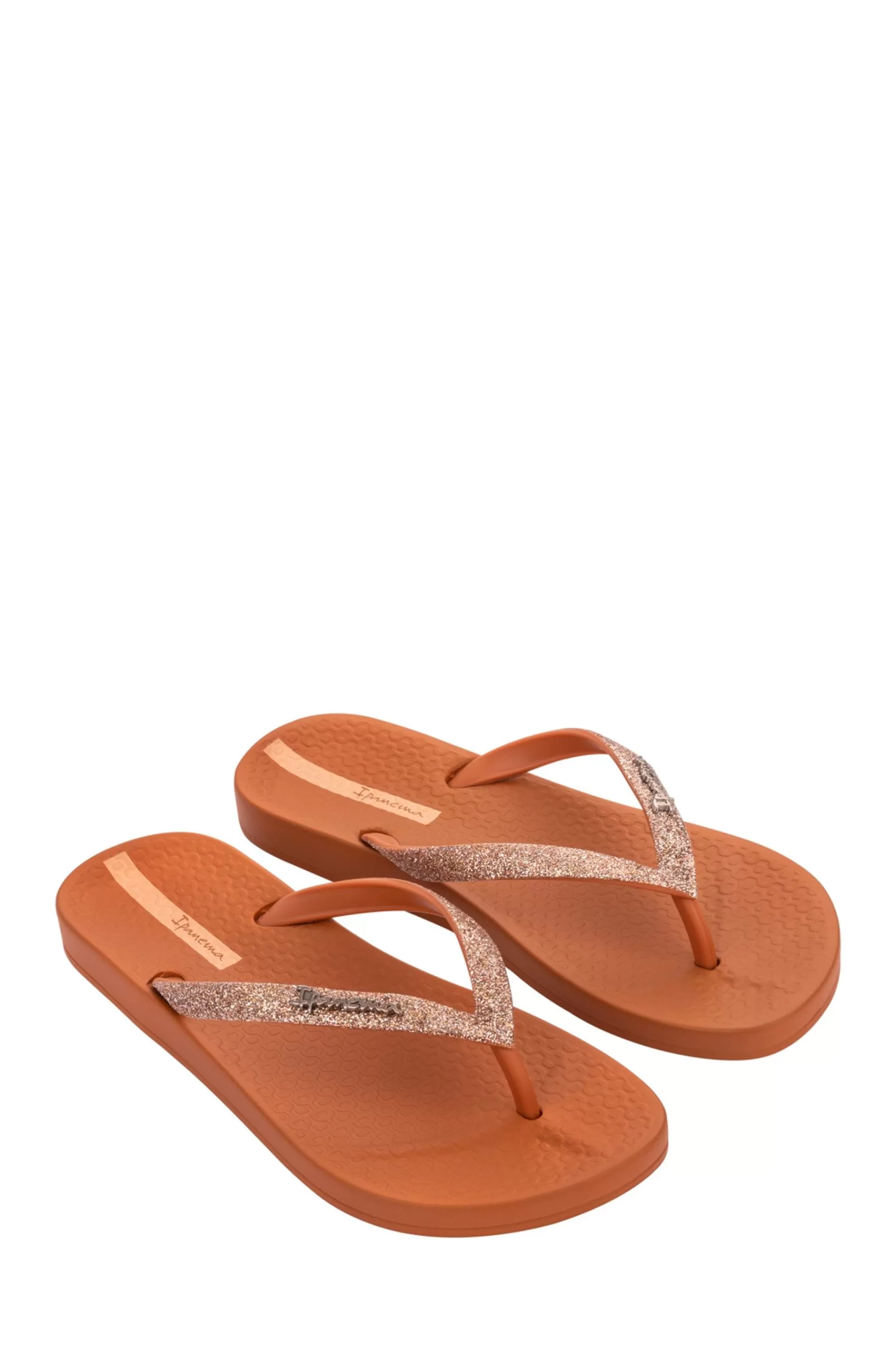 Ipanema Sandals | Anatomic Lolita Glitter Sunkiss Sandals Tan Brown