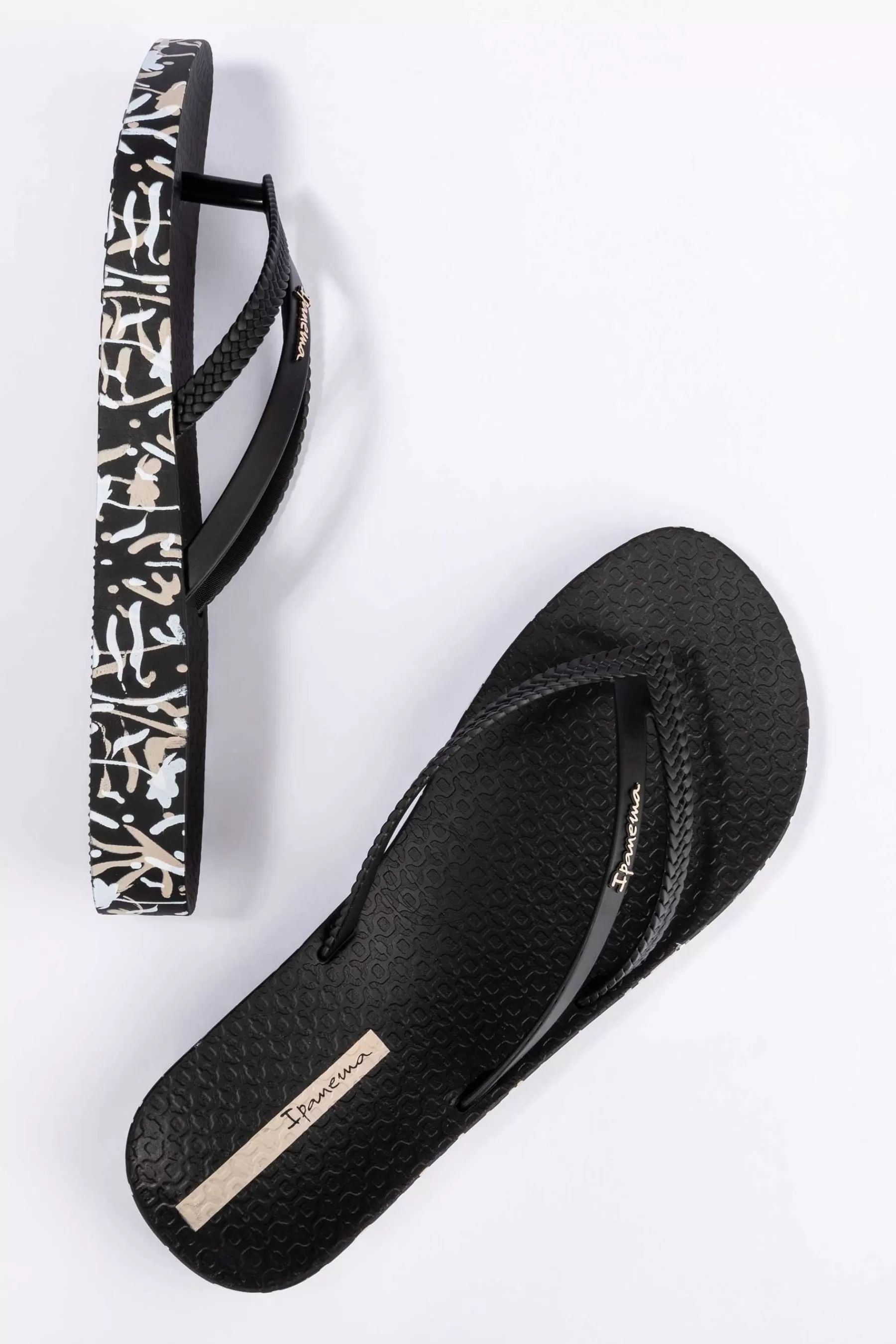 Ipanema Sandals | Bossa Soft Print Sandals Black