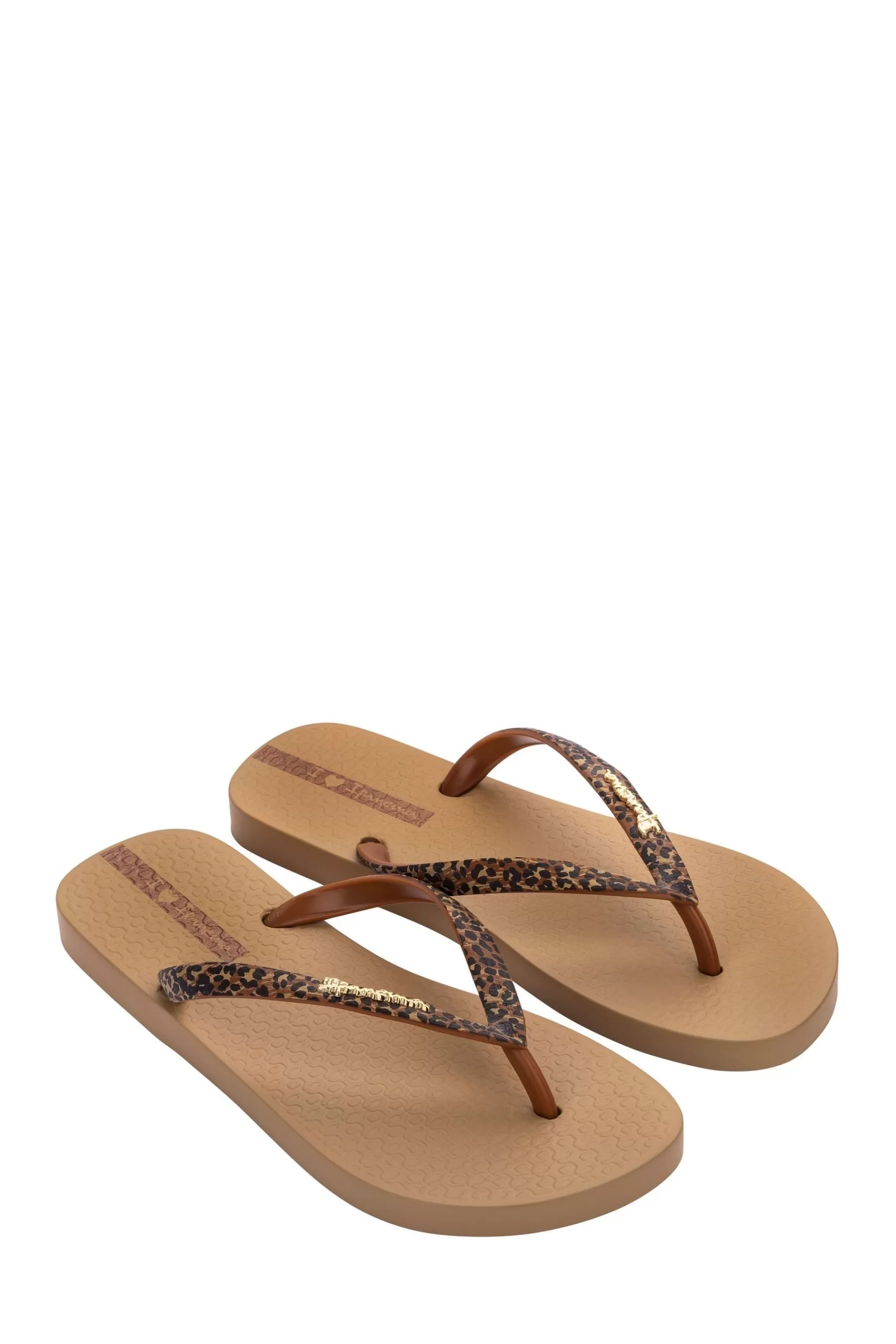 Ipanema Sandals- Duna Animal Flip Flops Natural