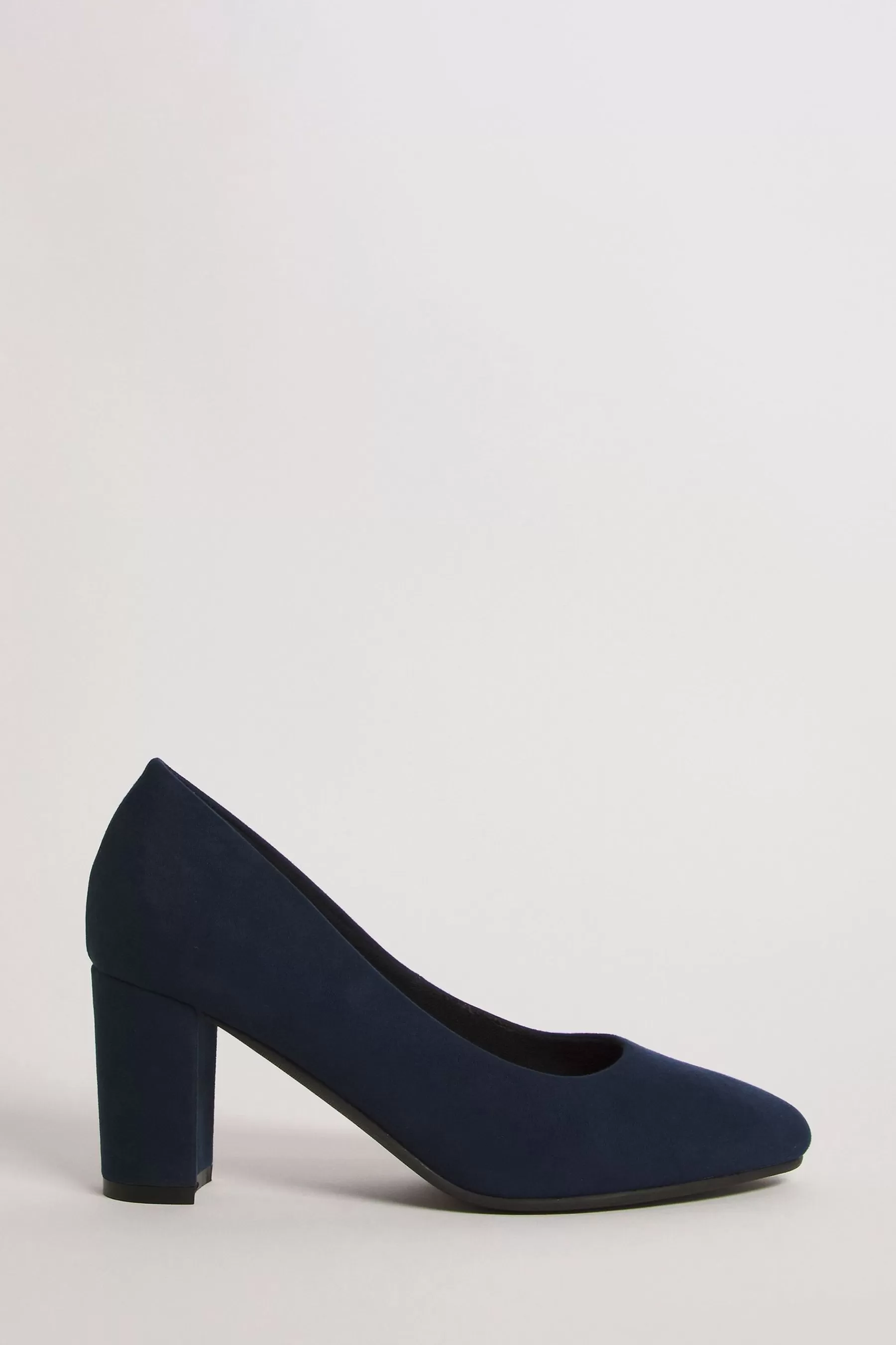 JD Williams Heels | Wide Comfort Flexible Court Shoes Blue