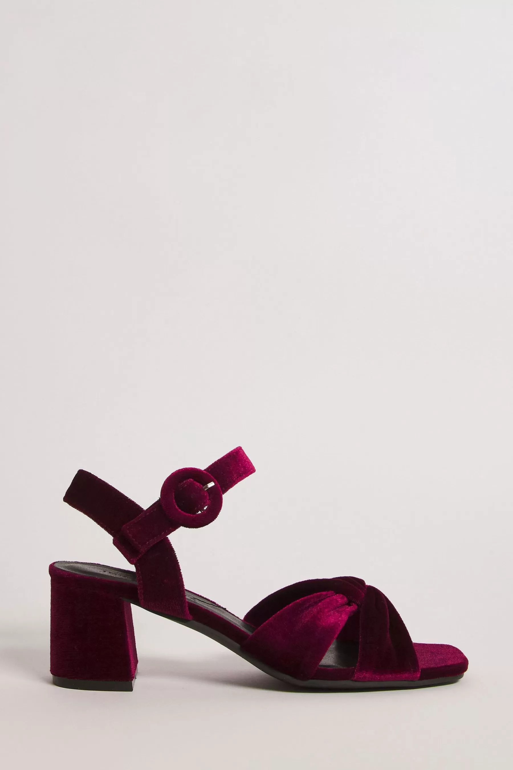 JD Williams Sandals | Wide Wine Crossover Vamp Occasion Sandals Red