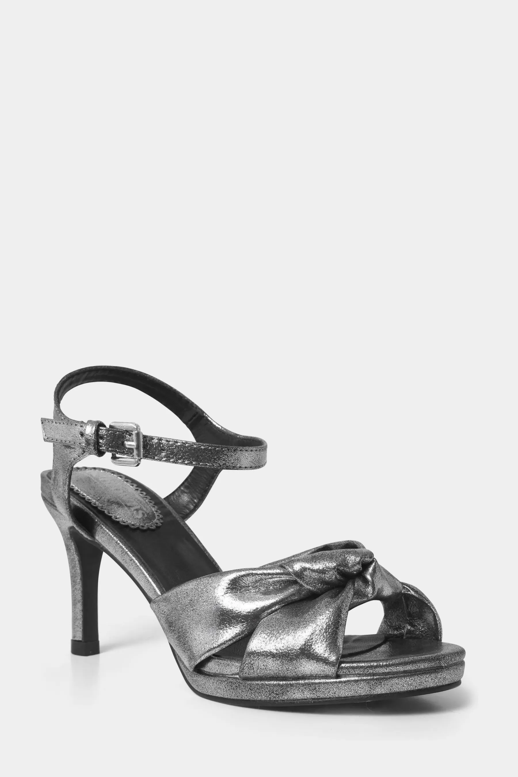 Joe Browns Sandals- Paparazzi Metallic Shoes Silver