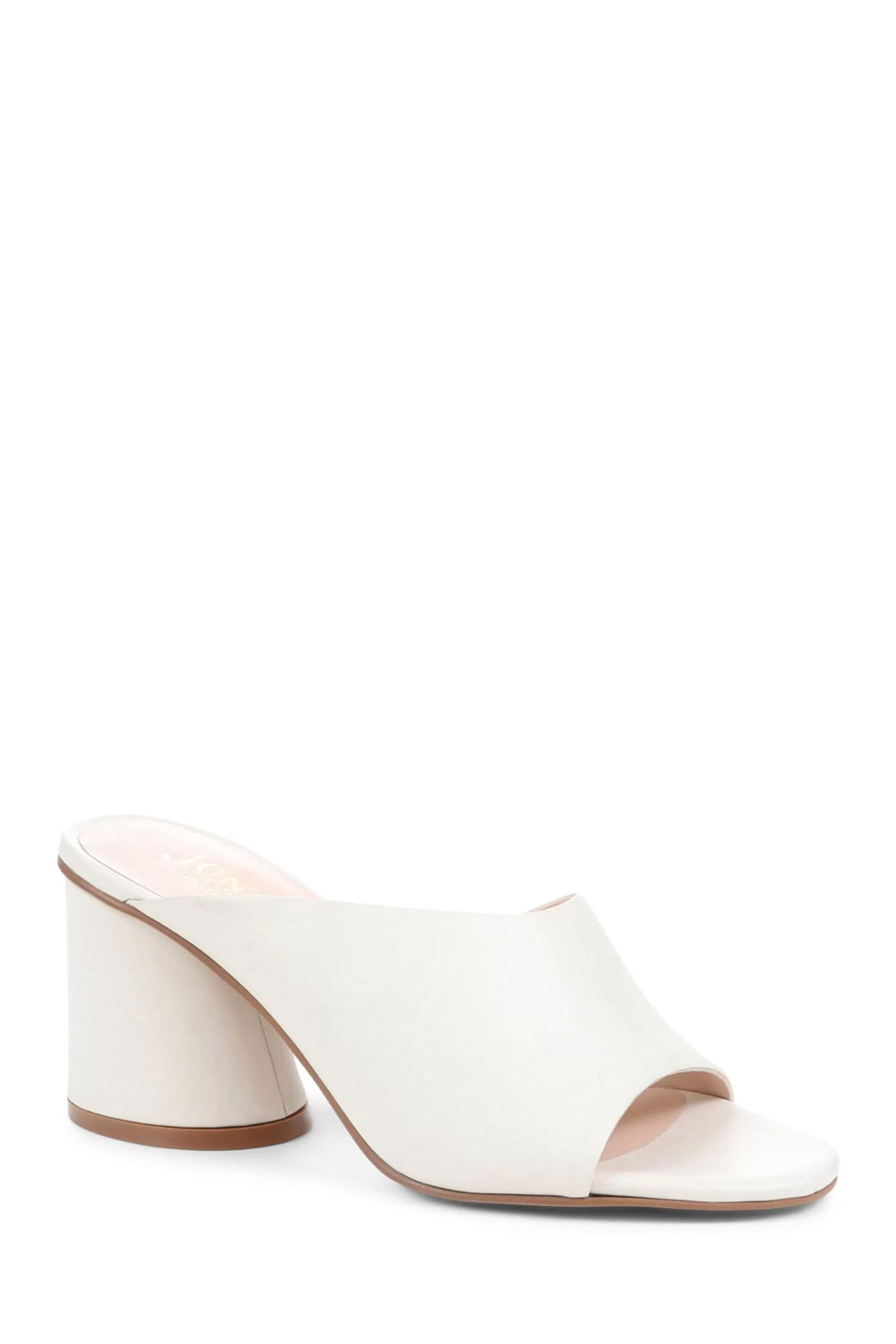 Jones Bootmaker Sandals- Lisetta Heeled Mules Cream