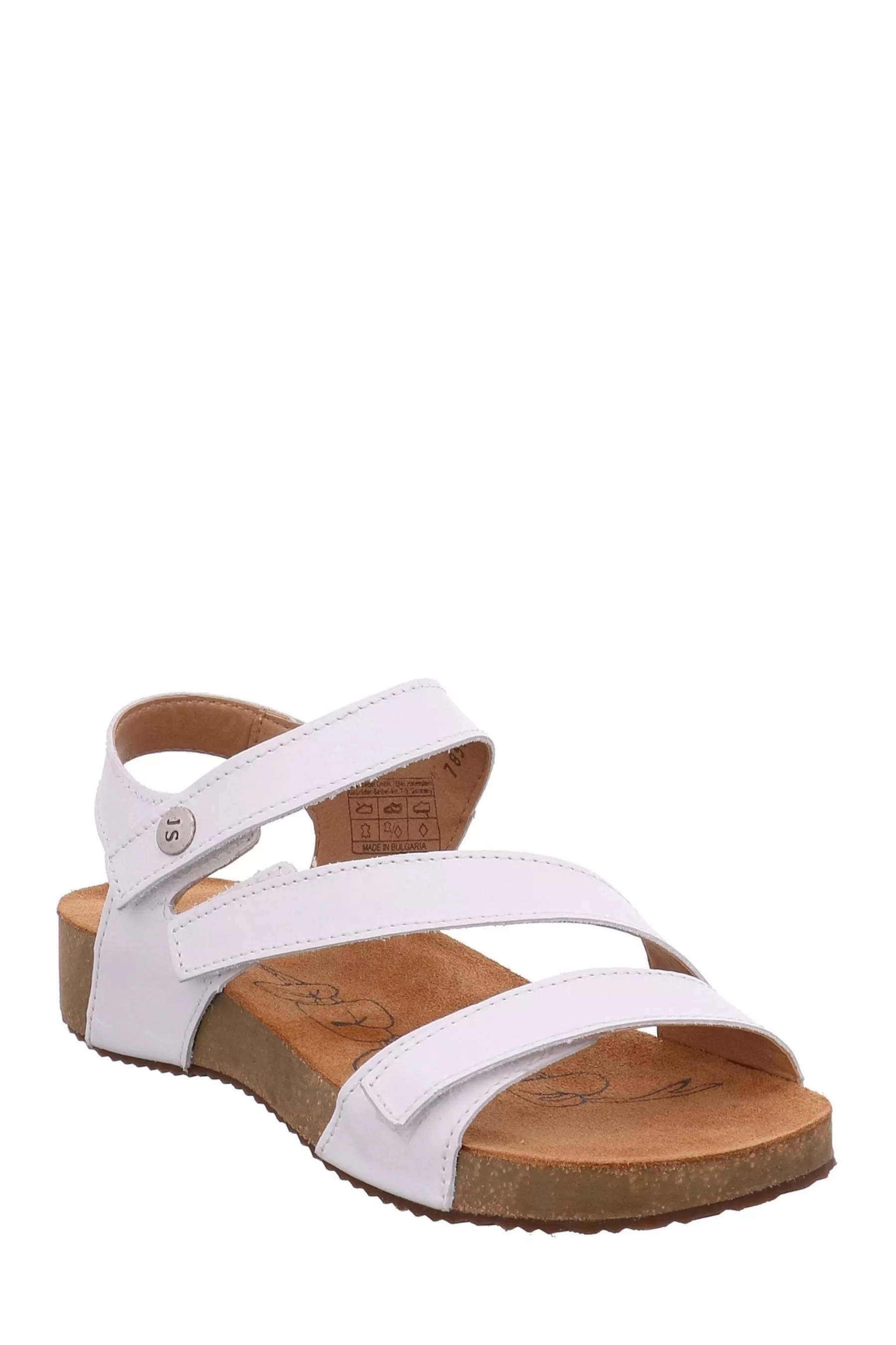 Josef Seibel Sandals | Brown Tonga 25 Triple Strap Sandals White