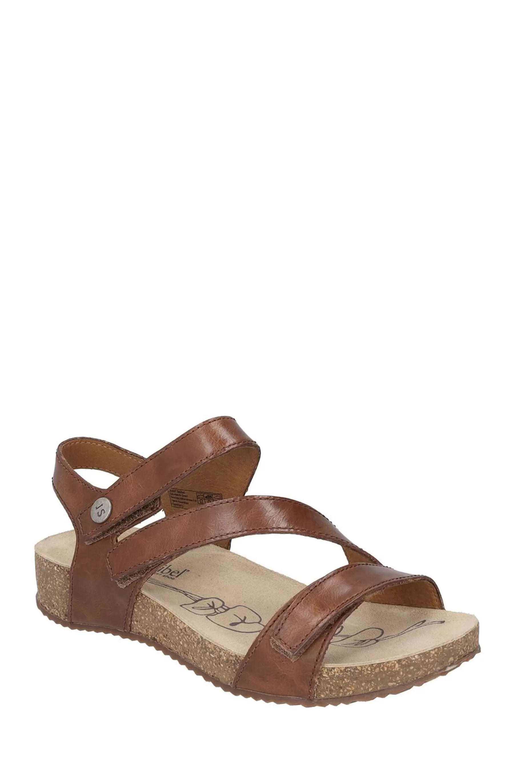 Josef Seibel Sandals- Tonga 25 Triple Strap Sandals Brown