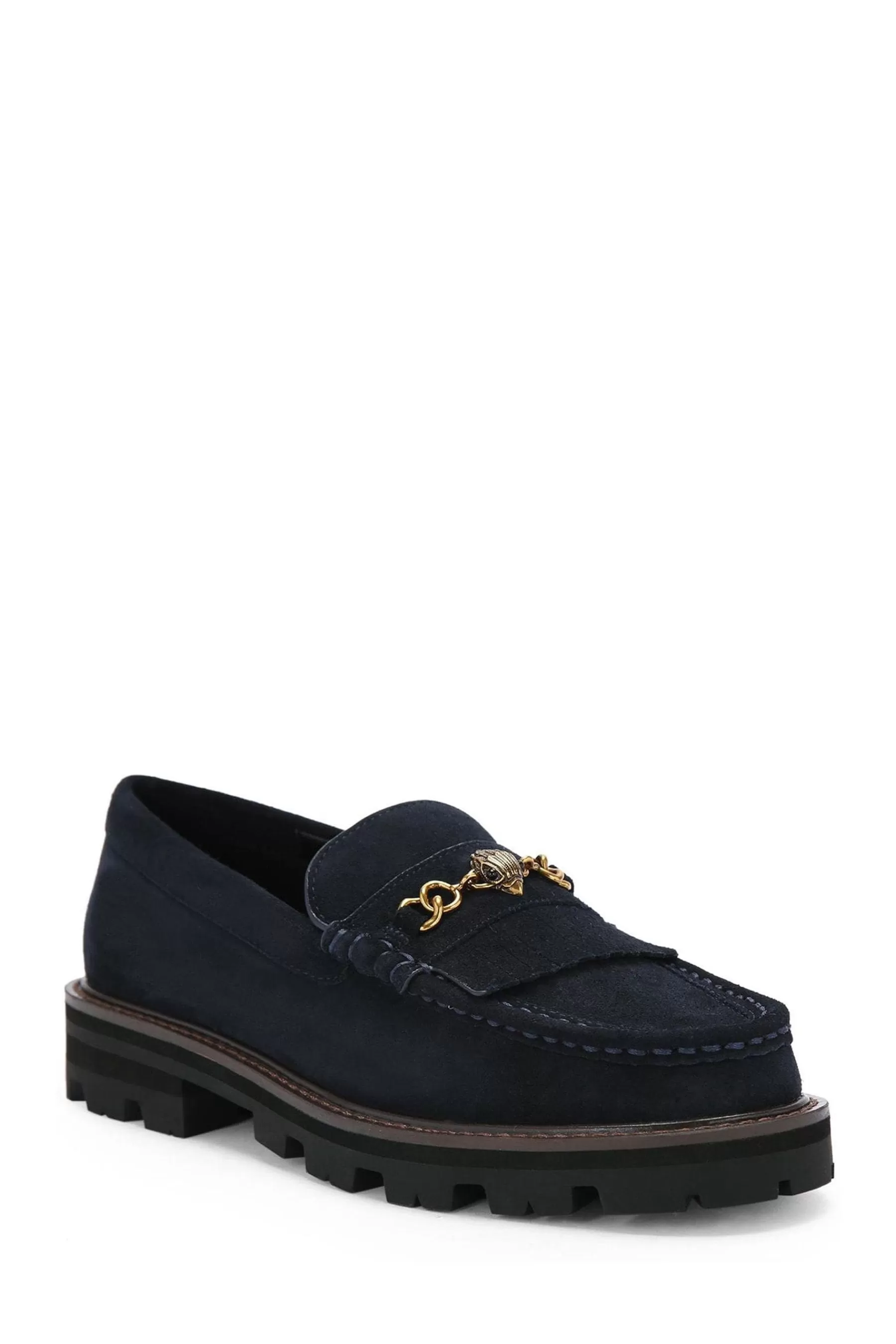 Kurt Geiger London Flat- Carnaby Chunky Loafers Blue