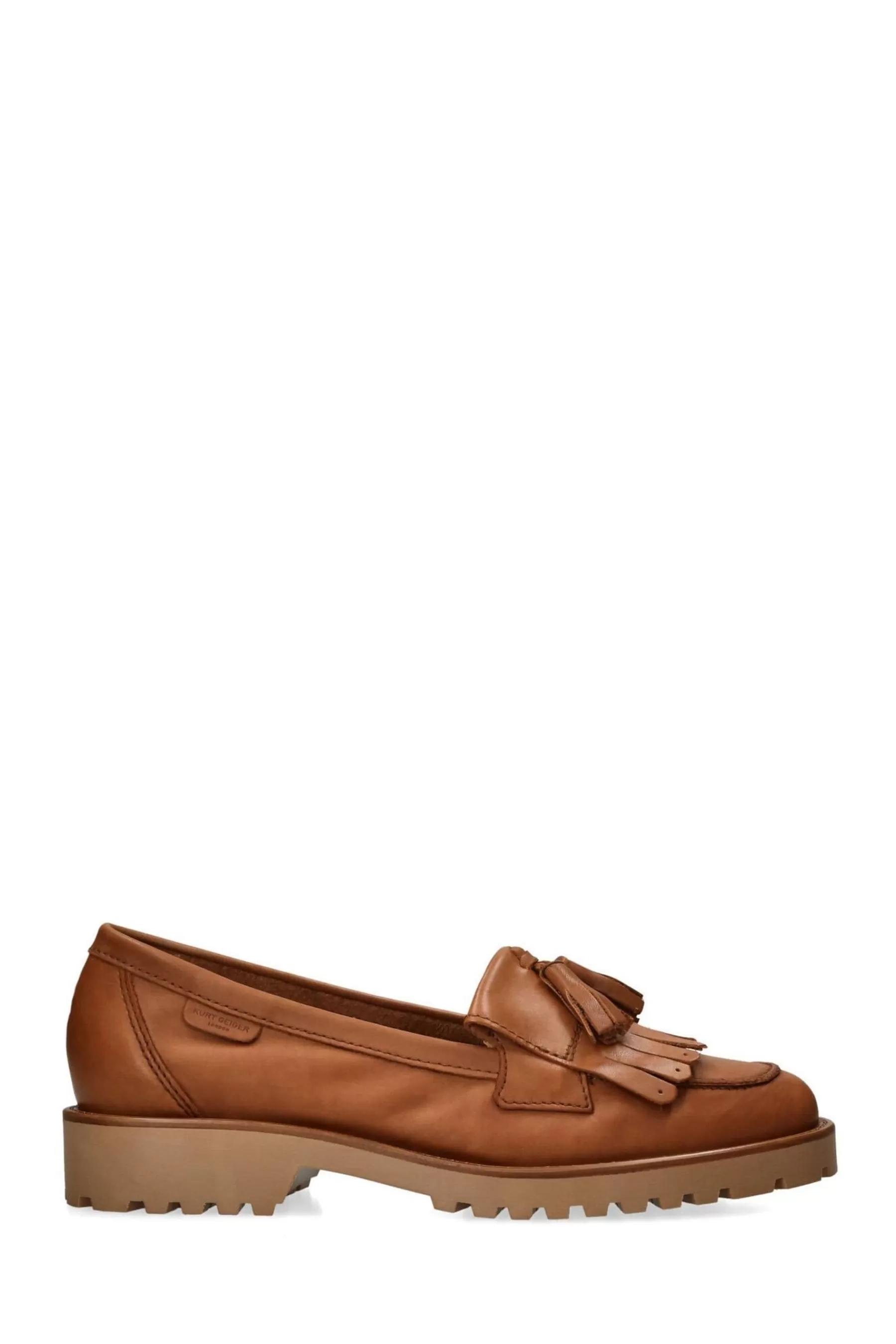 Kurt Geiger London Flat- Olympia Loafer Shoes Natural