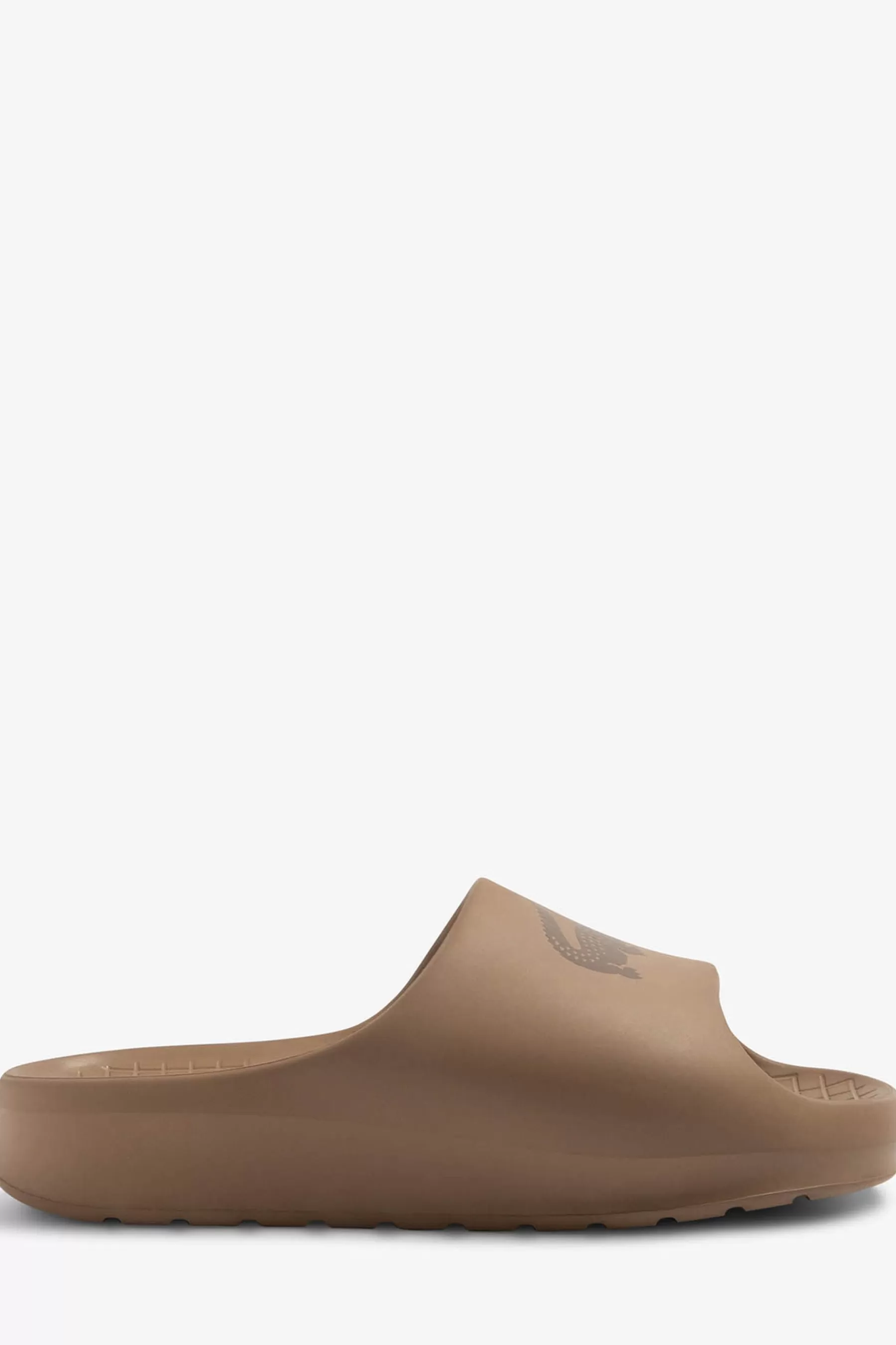 Lacoste Sandals- Womens Serve Slides Brown