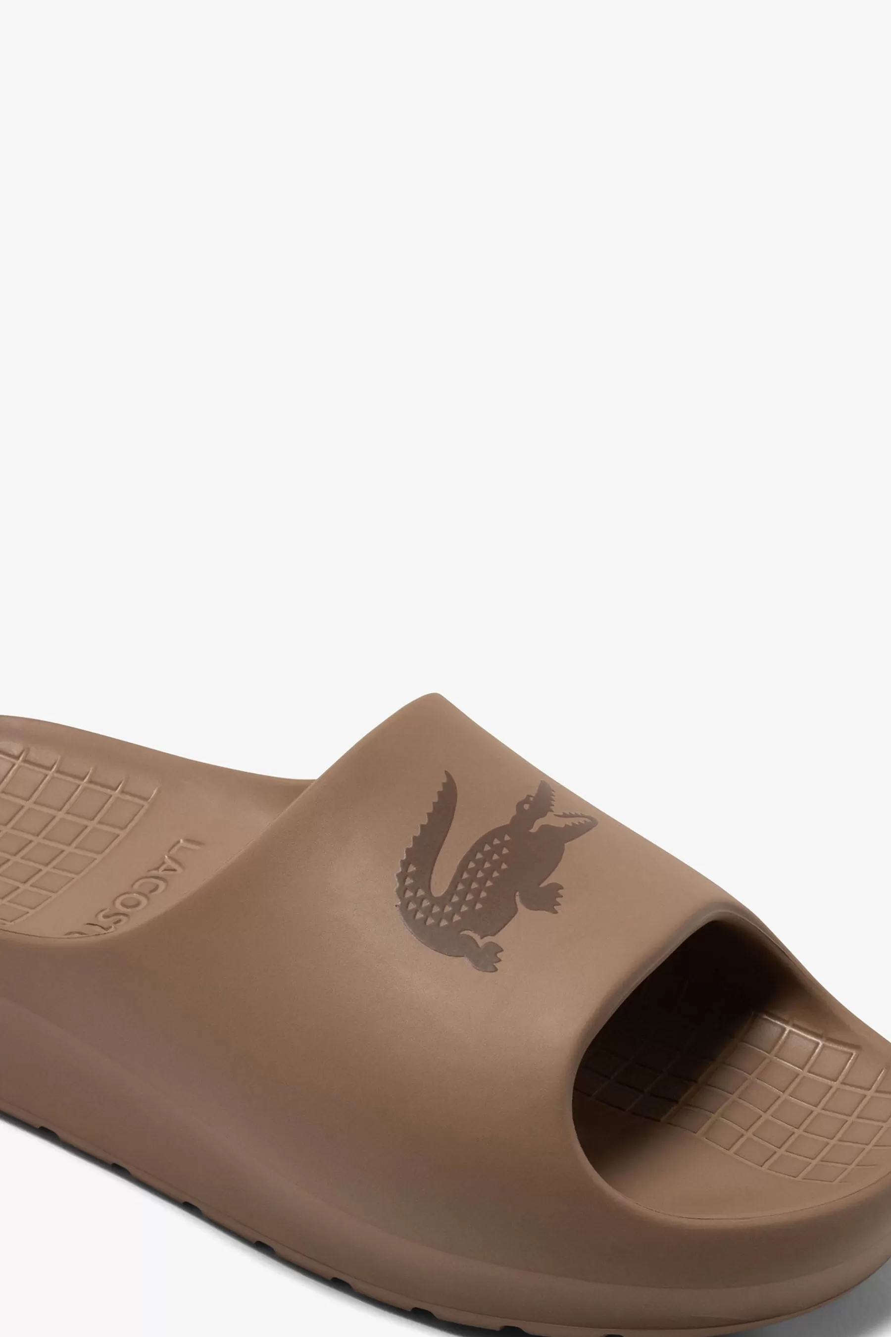 Lacoste Sandals- Womens Serve Slides Brown