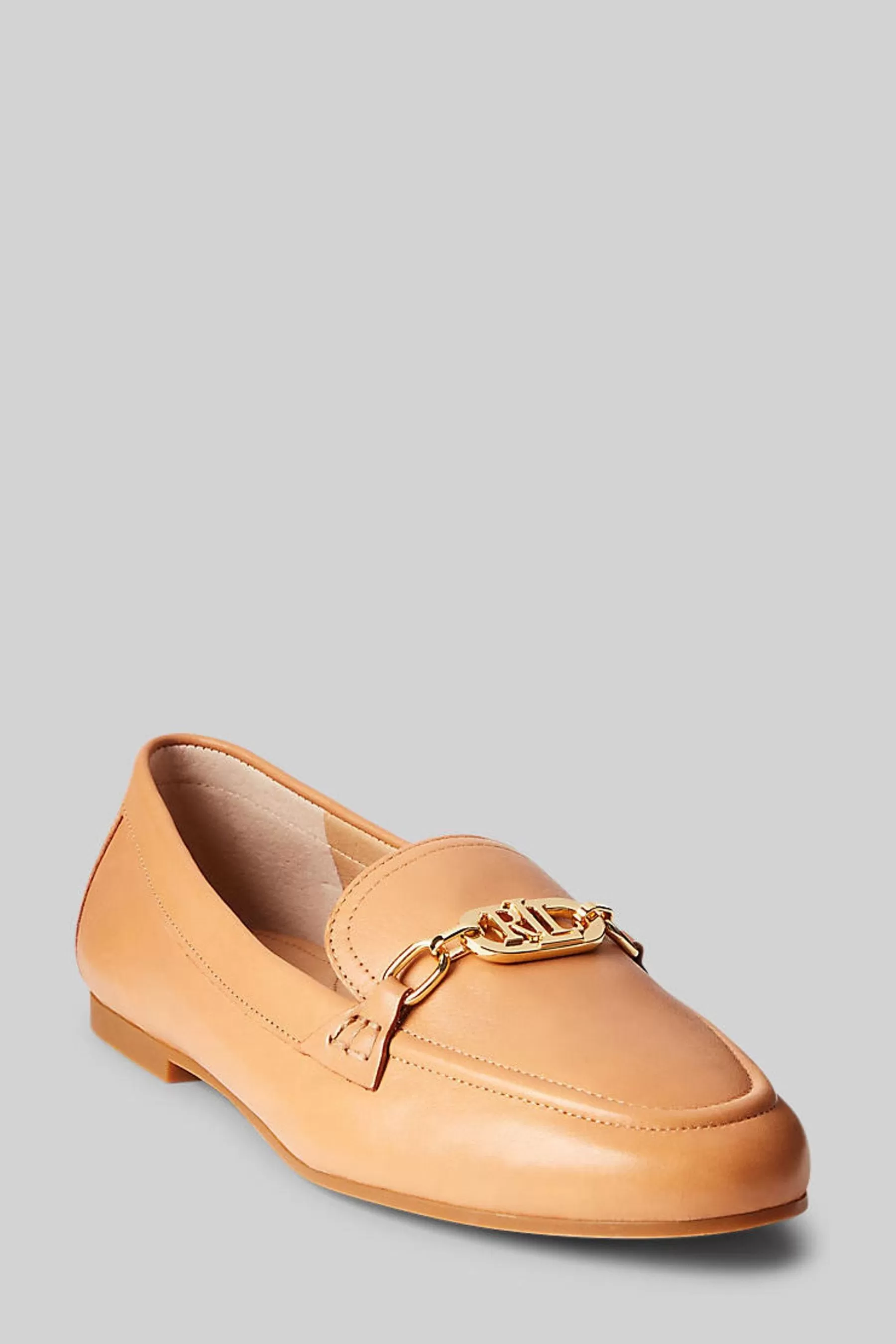 Lauren Ralph Lauren Flat- Averi Leather Loafers Nude