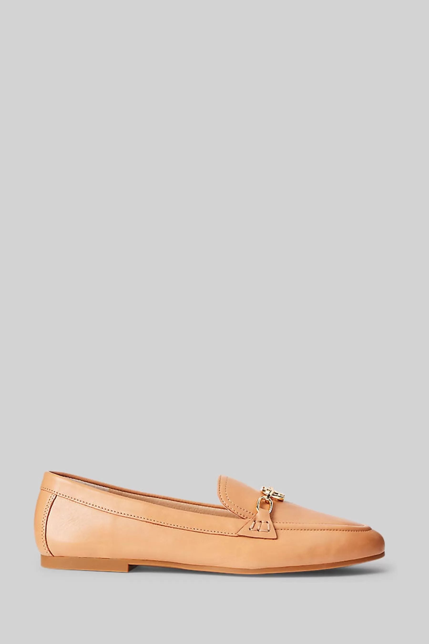 Lauren Ralph Lauren Flat- Averi Leather Loafers Nude