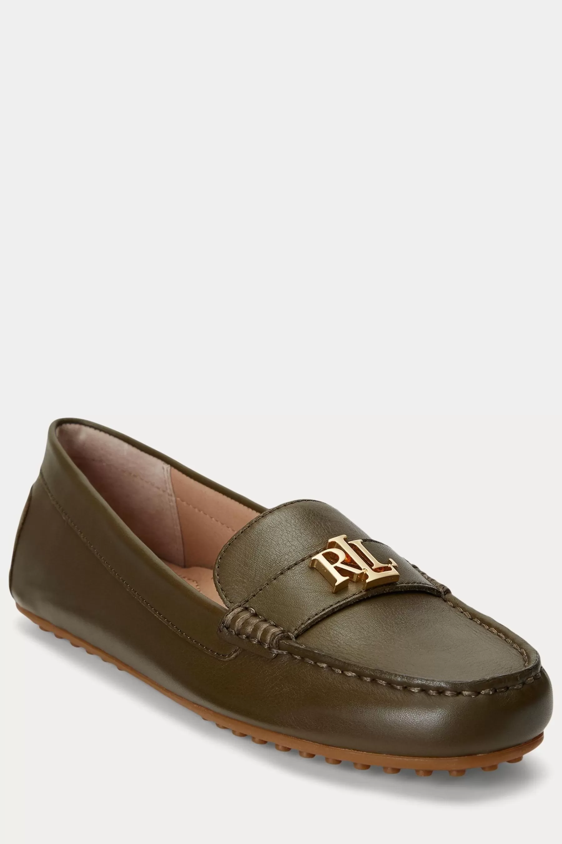 Lauren Ralph Lauren Flat- Barnsbury Leather Loafers Green