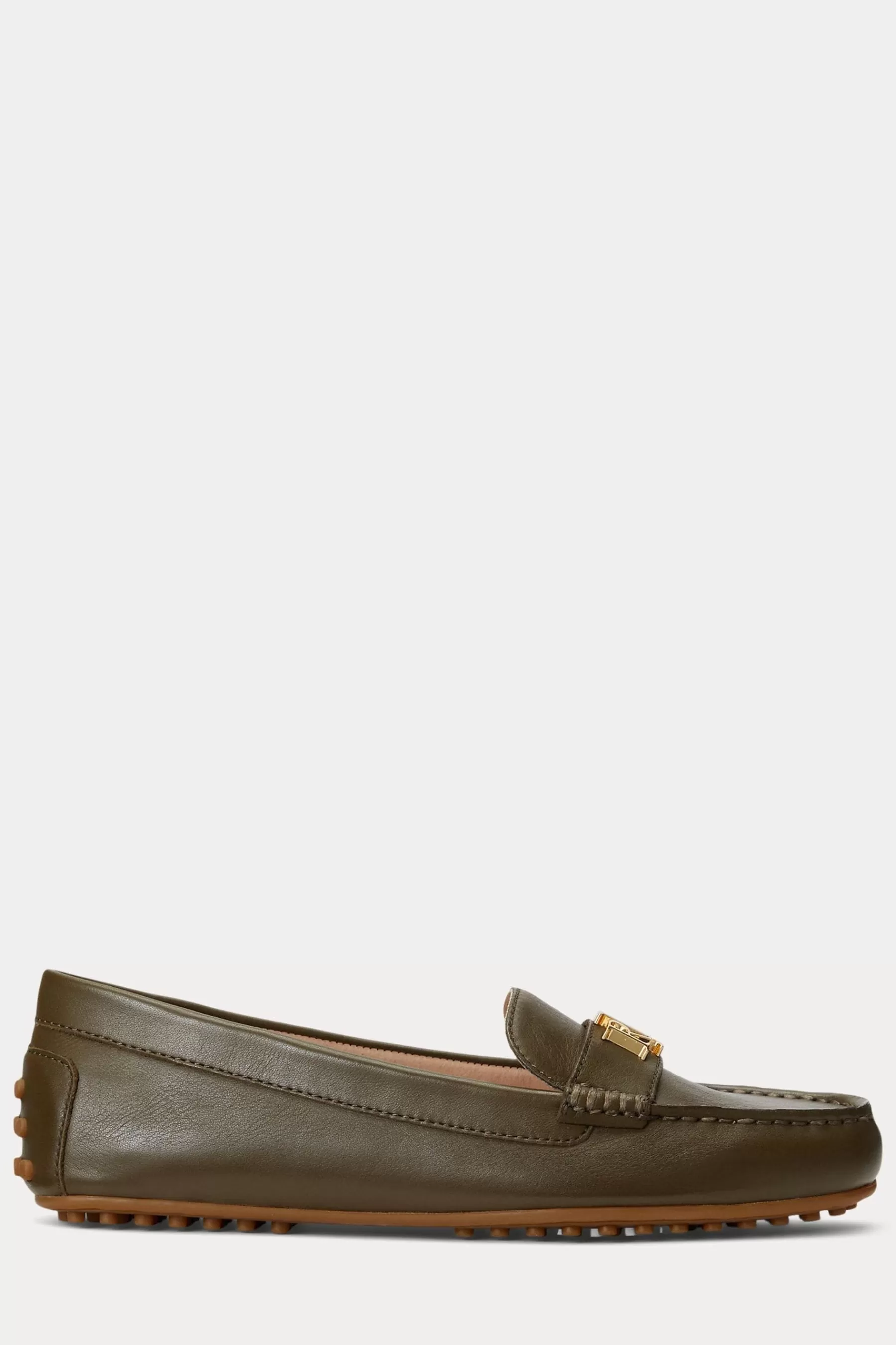 Lauren Ralph Lauren Flat- Barnsbury Leather Loafers Green