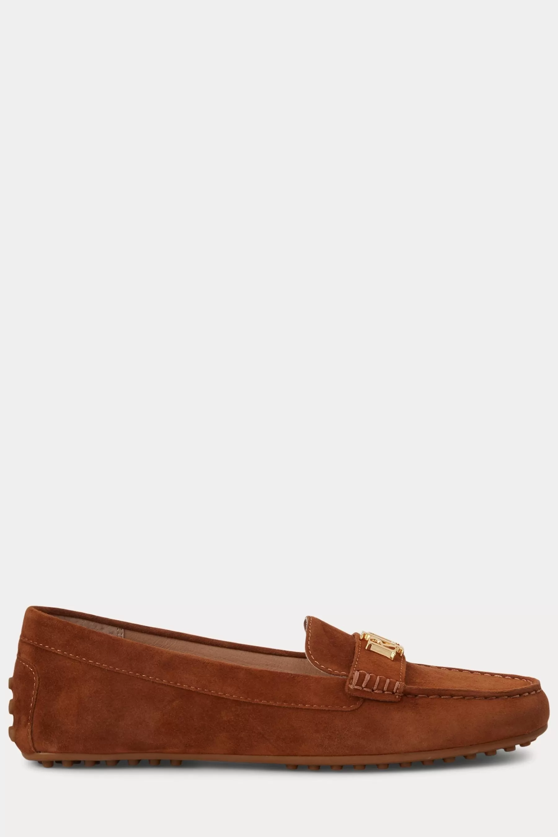 Lauren Ralph Lauren Flat- Barnsbury Suede Loafers Tan