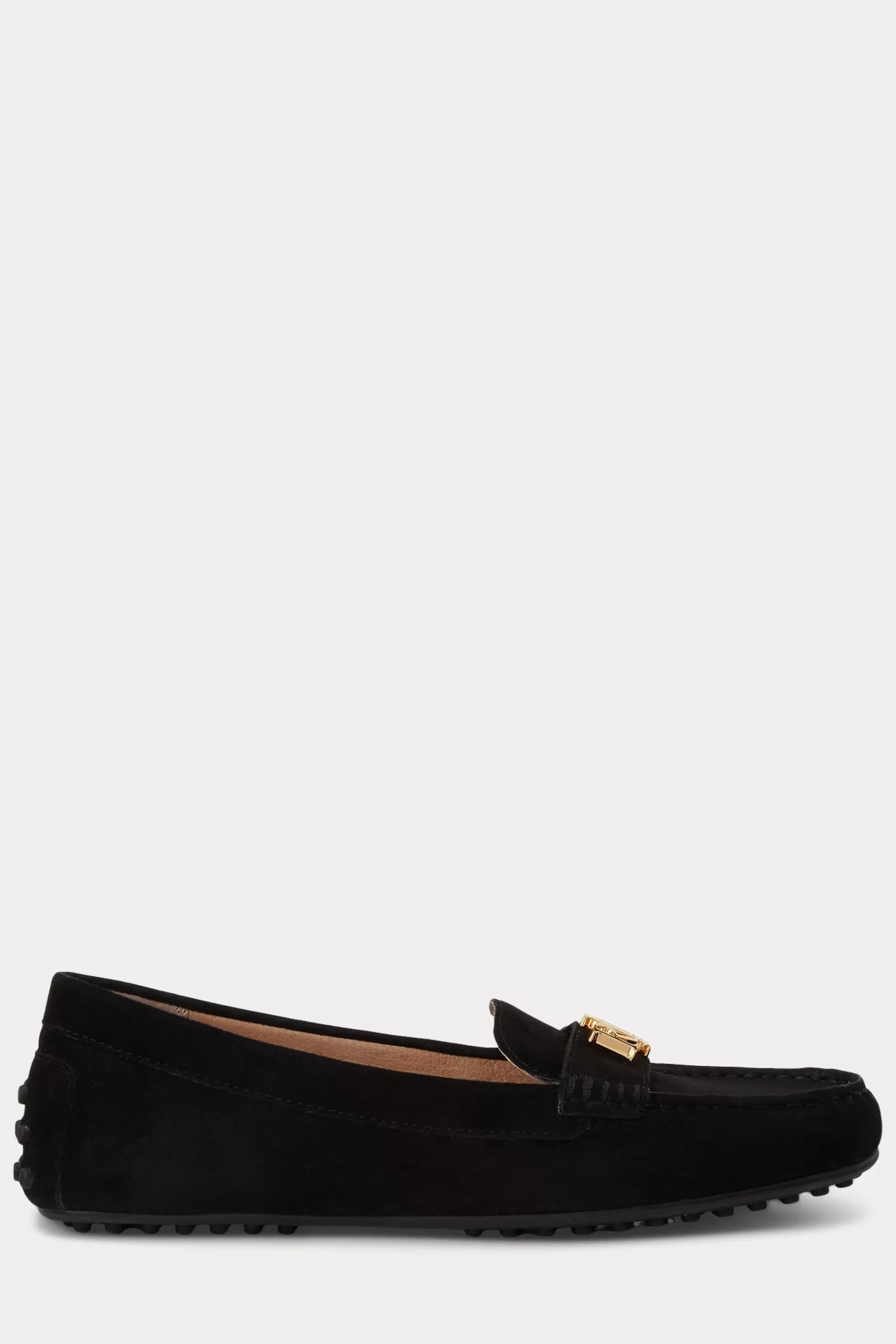 Lauren Ralph Lauren Flat- Barnsbury Suede Loafers Black