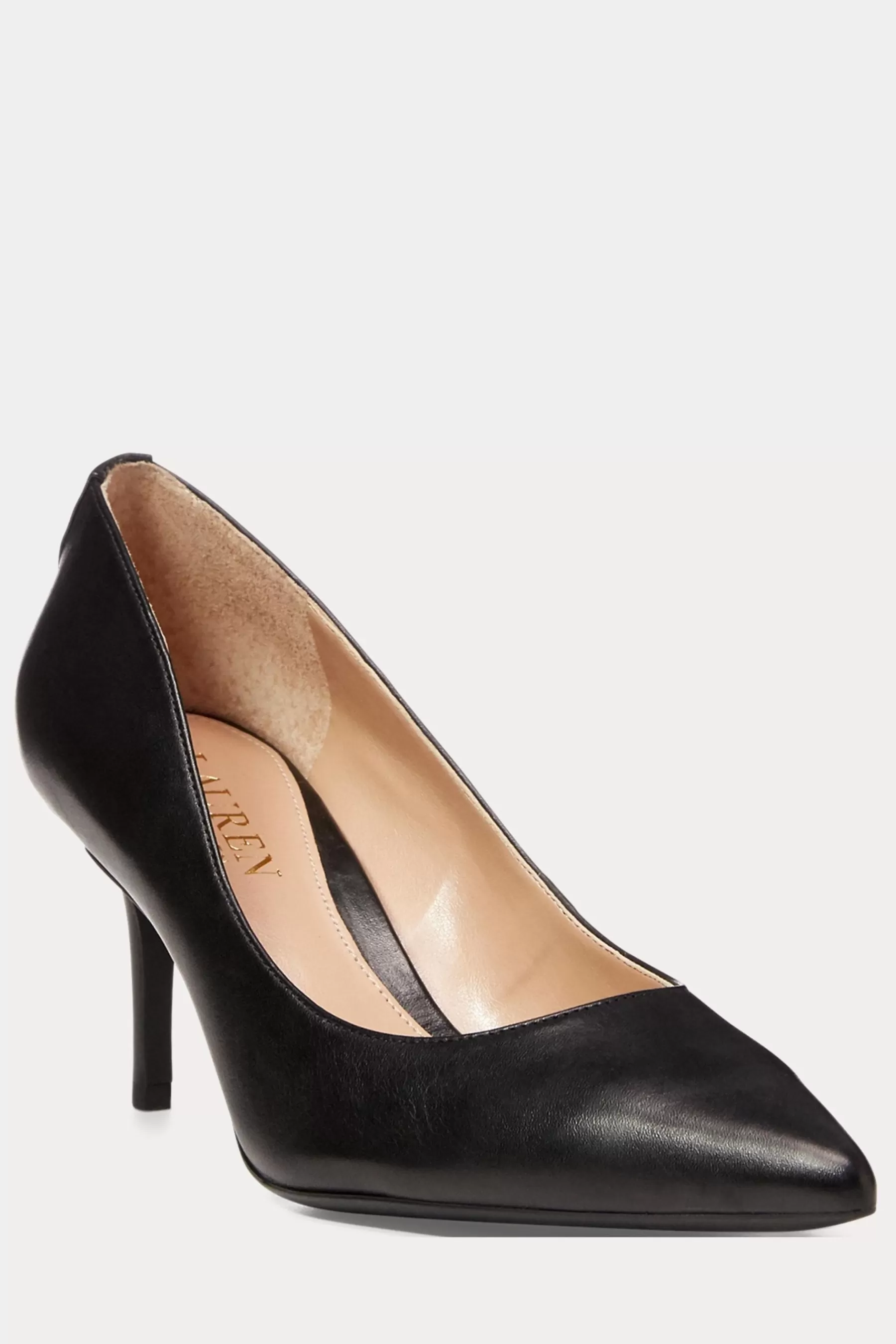 Lauren Ralph Lauren Heels | Lanette Leather High Heel Shoes Black