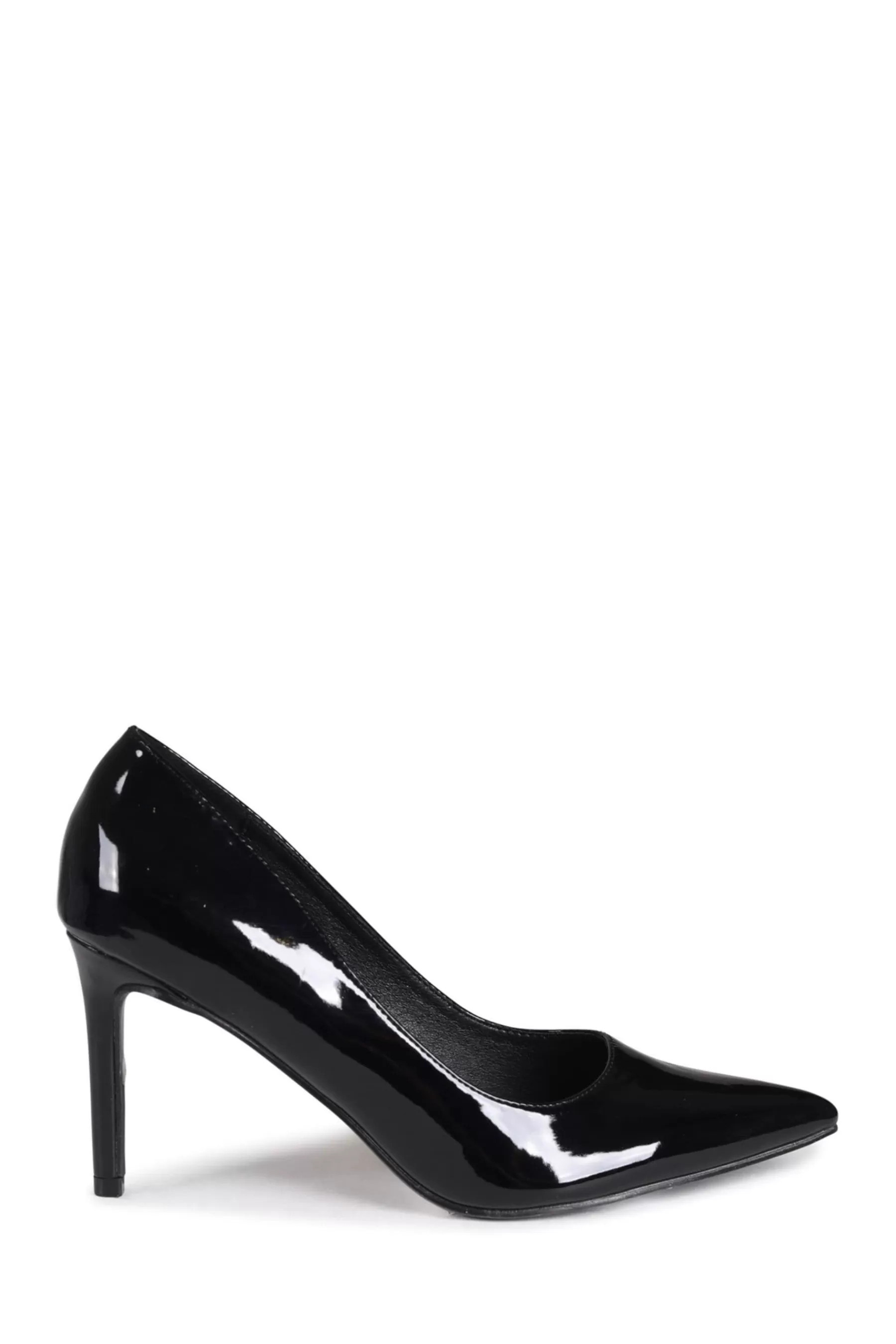 Linzi Heels | Overjoyed Stiletto Pointed Court Heels Black